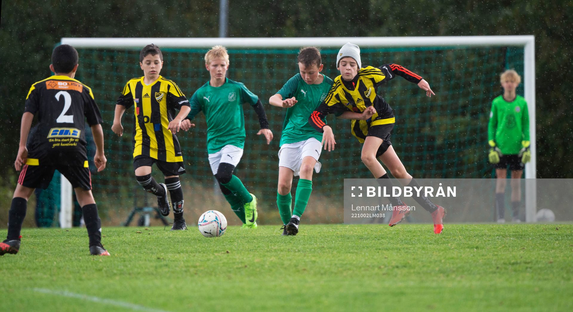 i matchen för pojkar födda 2010, U12, mellan IFK