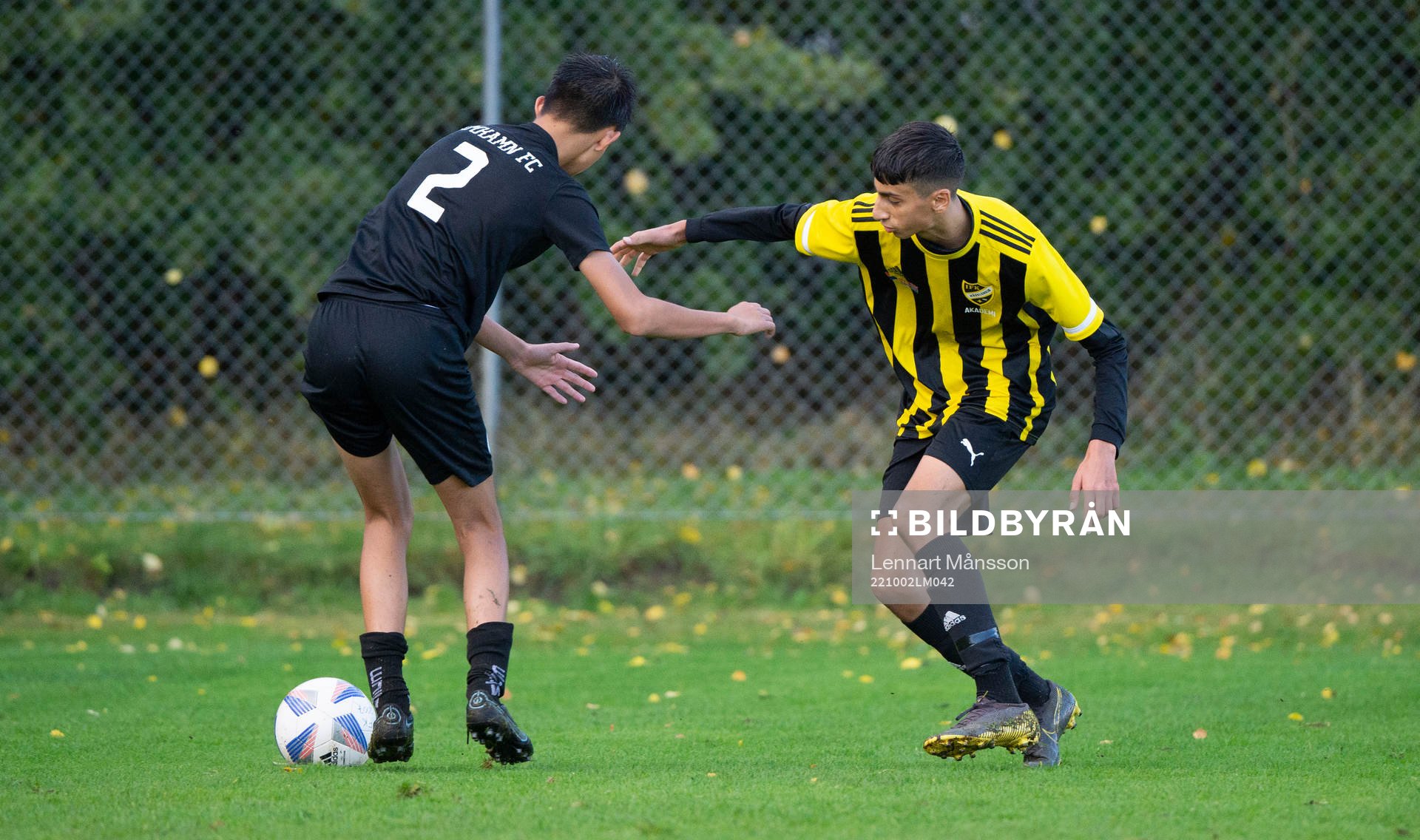 i matchen för pojkar födda 2007, U15, mellan IFK
