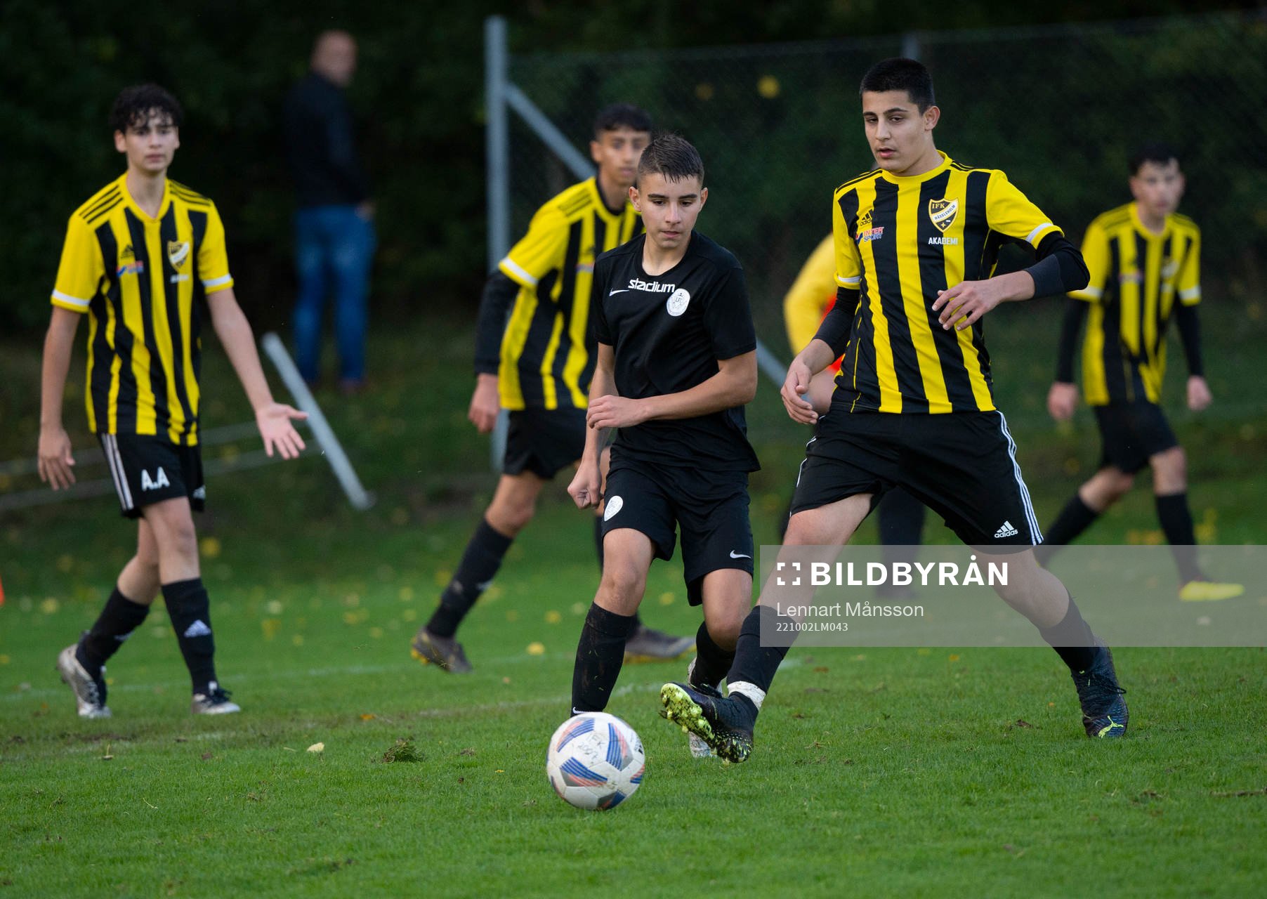 i matchen för pojkar födda 2007, U15, mellan IFK