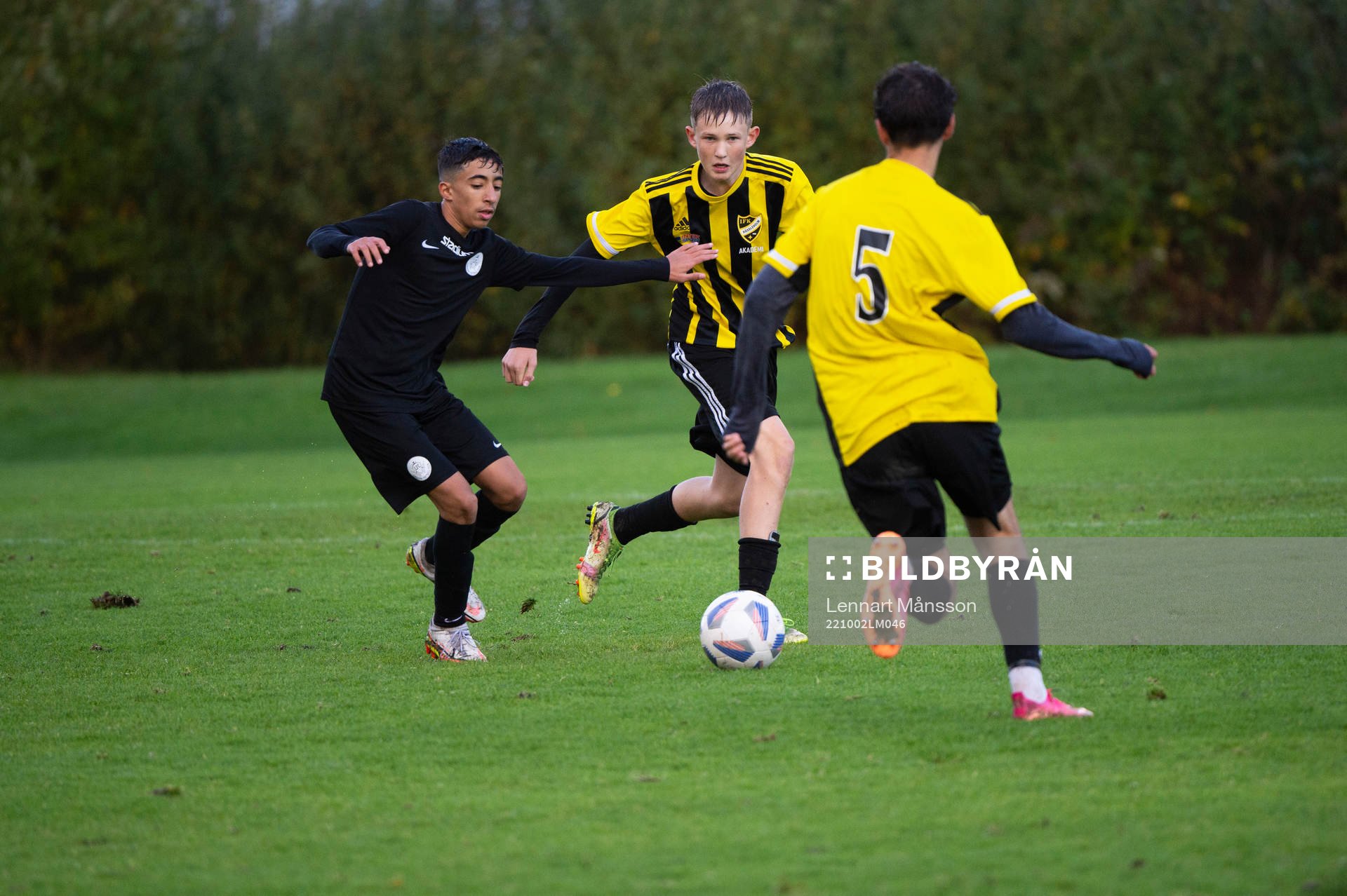  i matchen för pojkar födda 2007, U15, mellan IFK Hässleholm och Lmhamn i Hässleholm 2 oktober 2022.