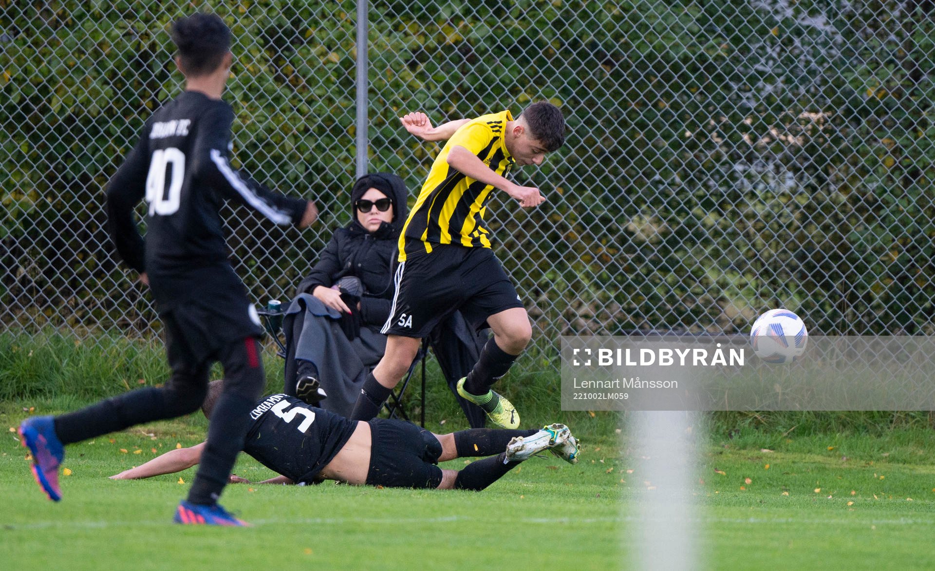 i matchen för pojkar födda 2007, U15, mellan IFK