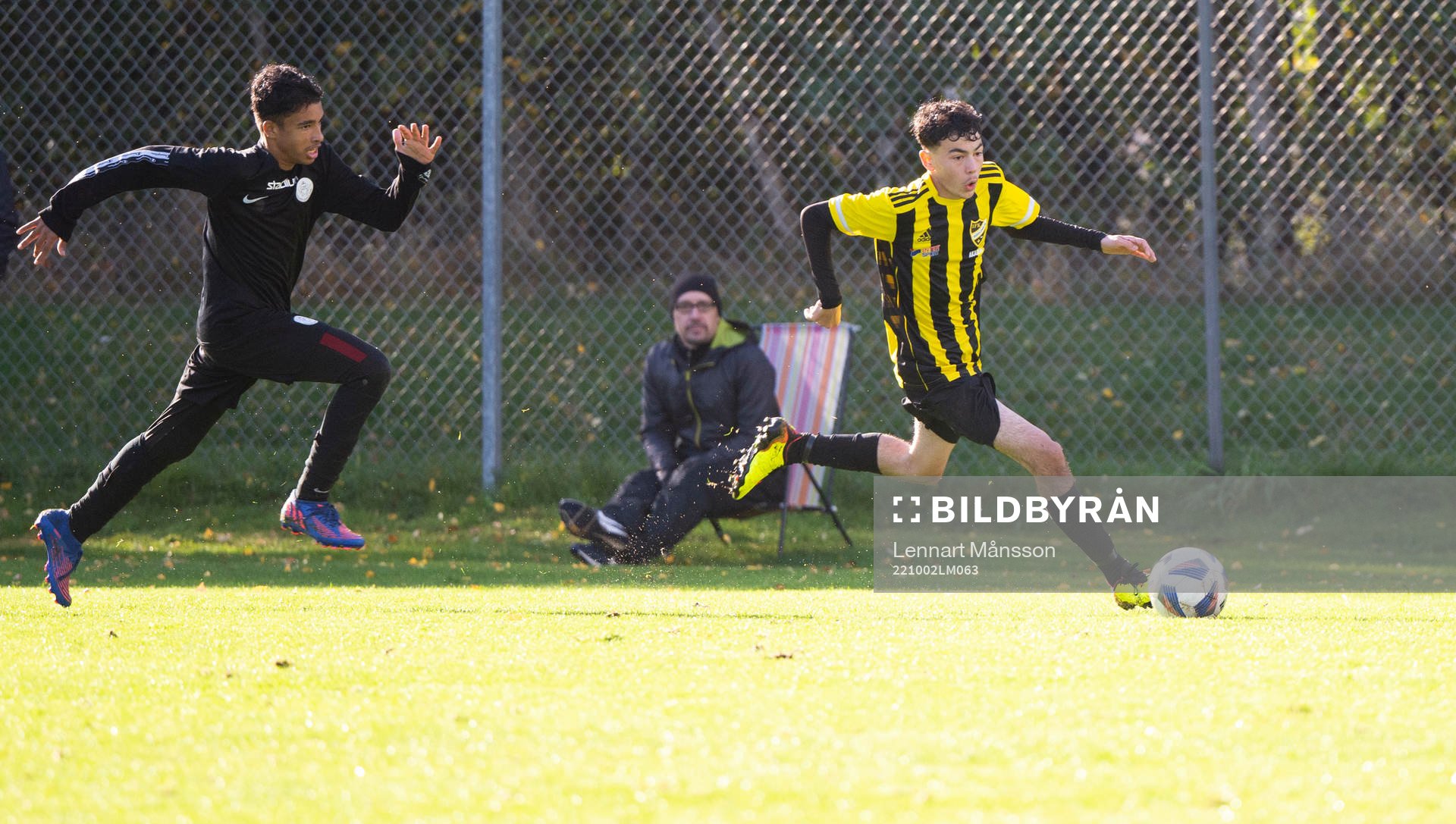i matchen för pojkar födda 2007, U15, mellan IFK