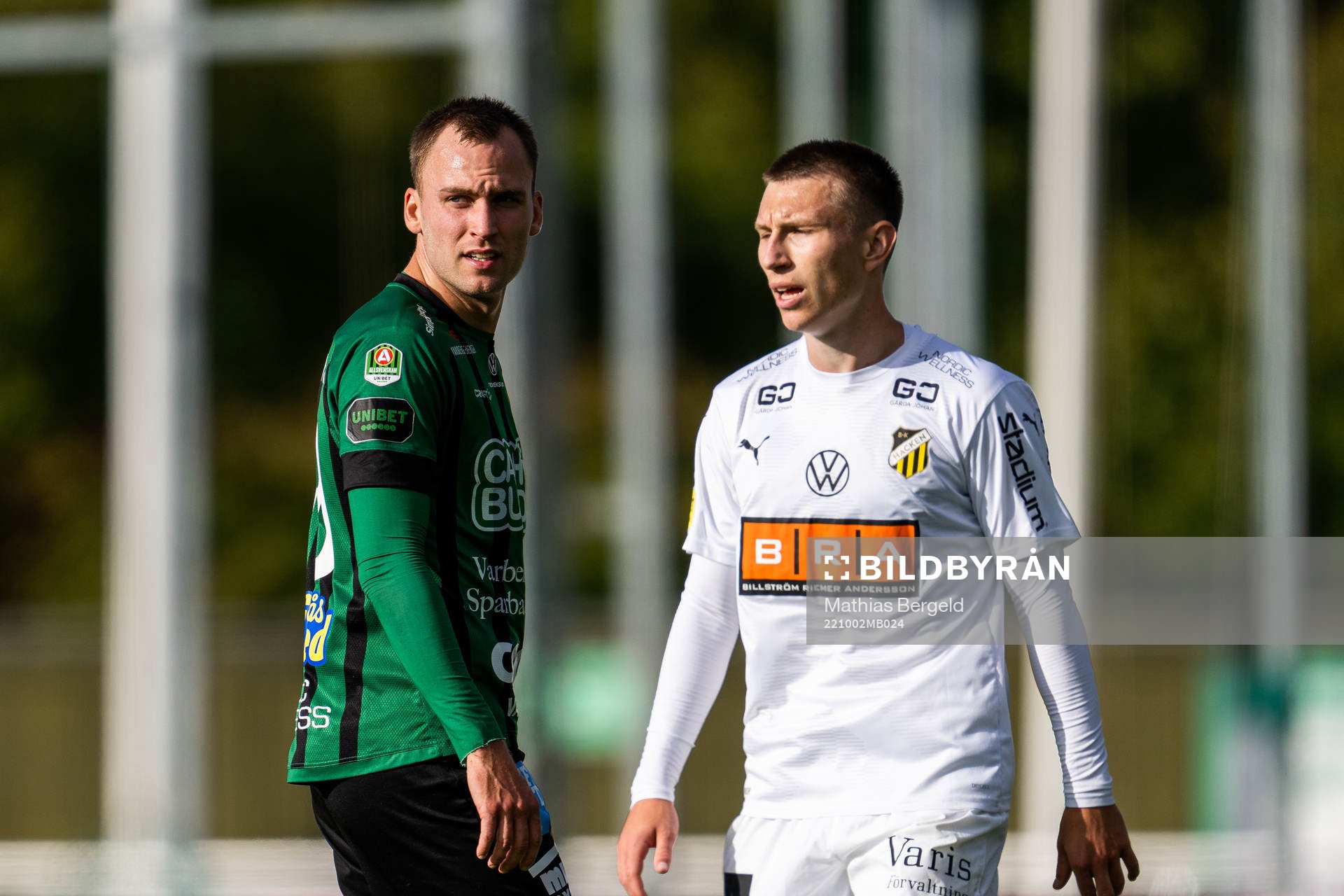 Varbergs Filip Bohman och Häckens Kristoffer Lund Hansen