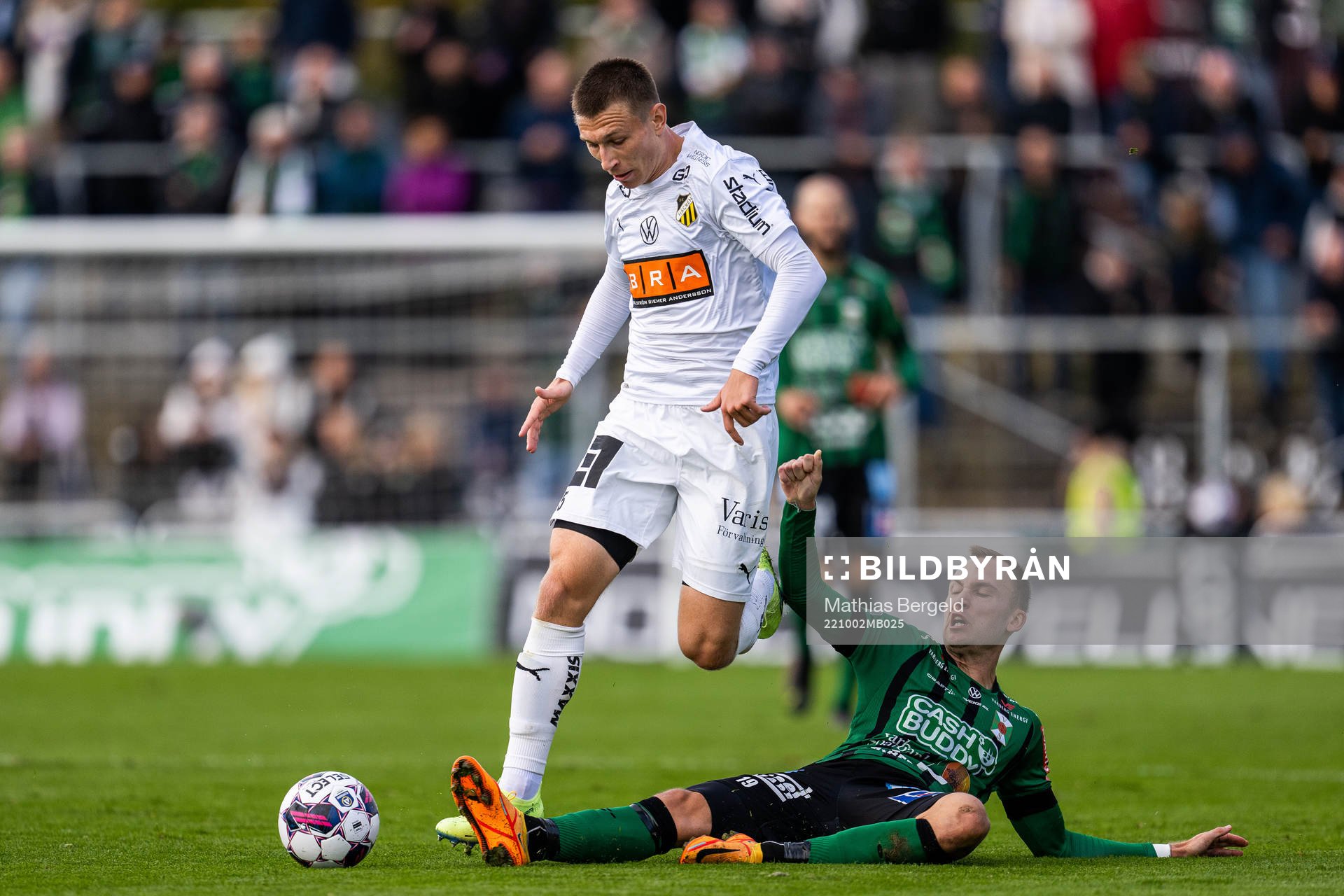 Häckens Kristoffer Lund Hansen och Varbergs Filip Bohman