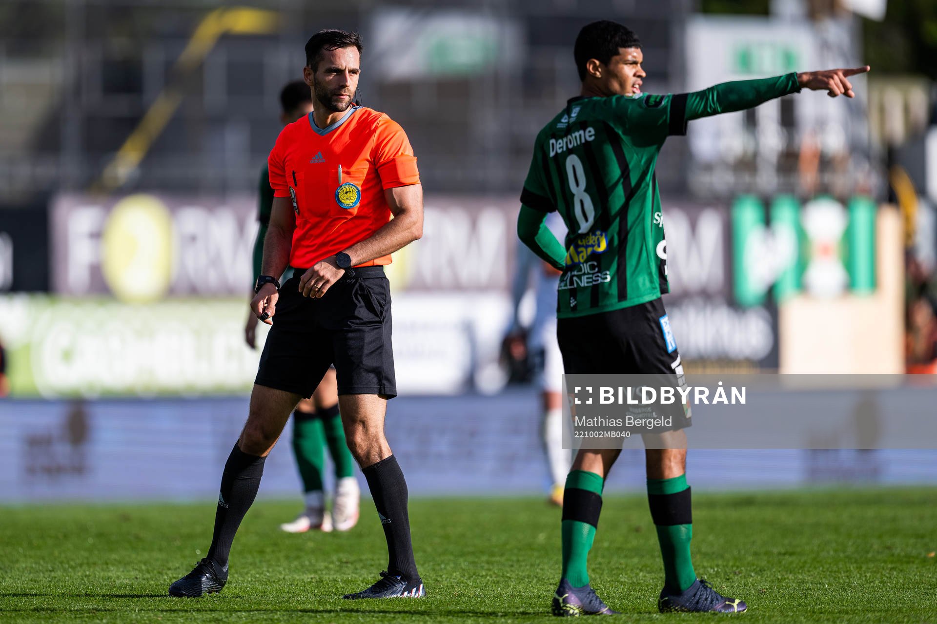 Domare Granit Maqedonci och Varbergs Luke Le Roux