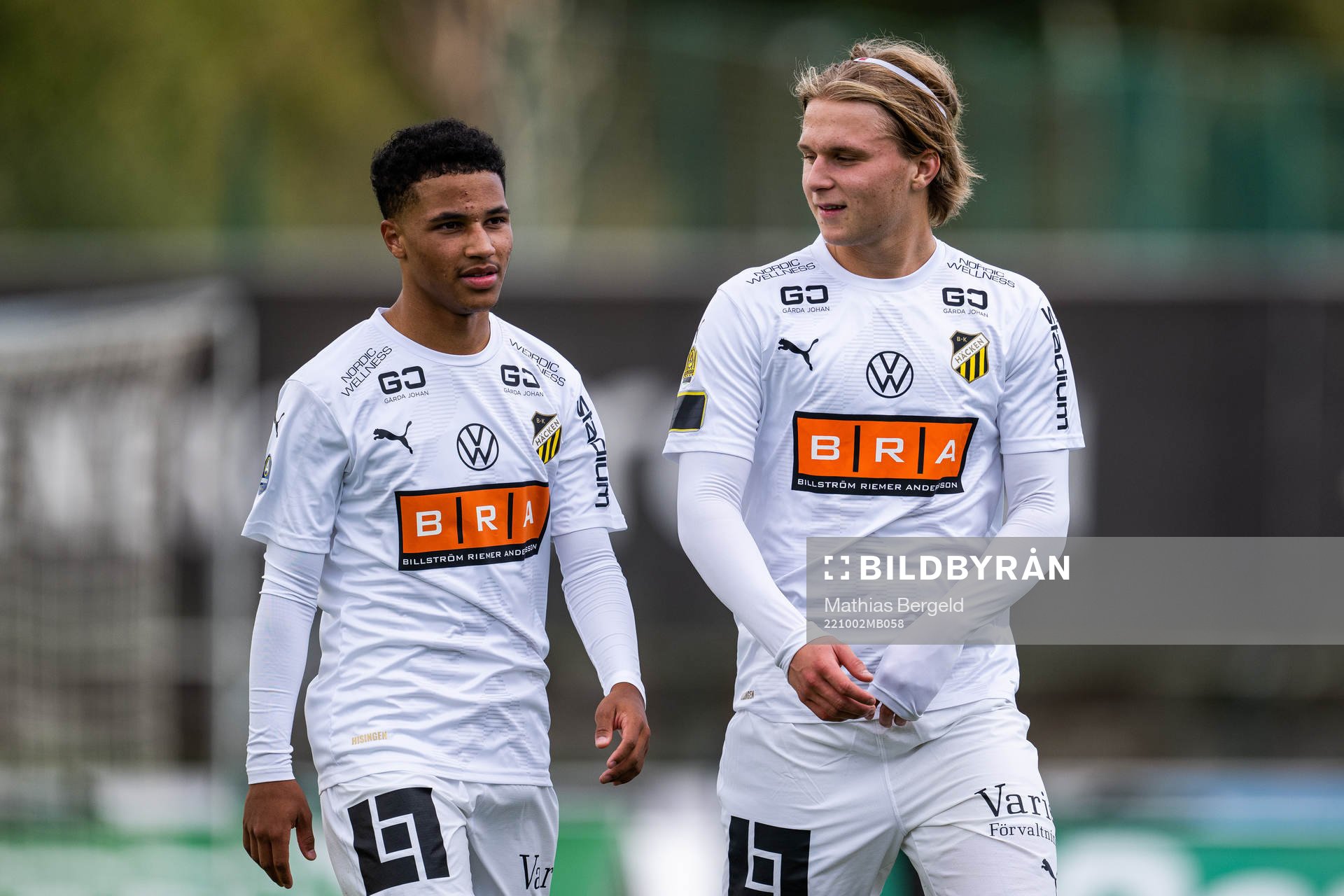 Häckens Momodou Lamin Sonko och William Nilsson