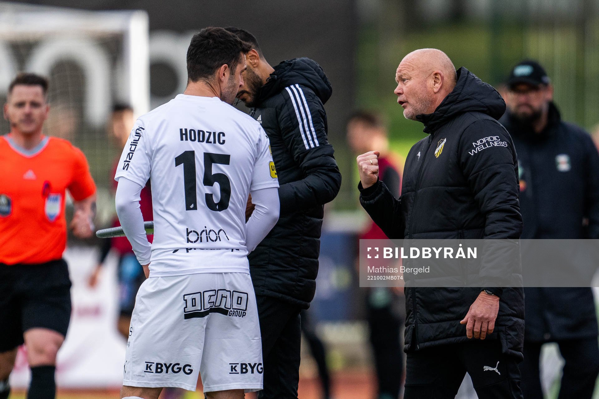 Häckens Kadir Hodzic och tränare Per-Mathias Høgmo