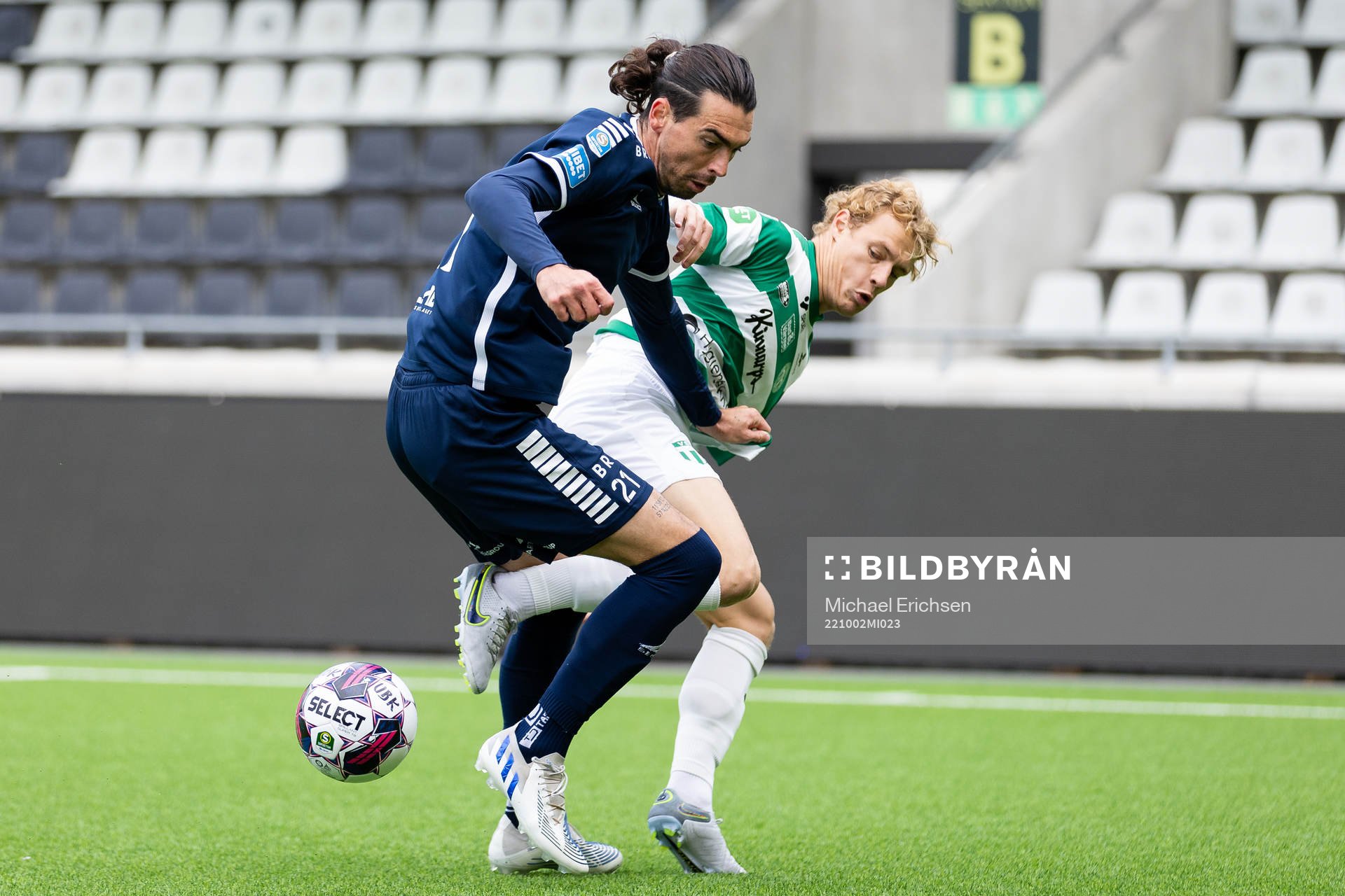 Utsiktens Jonathan Quintero Olsson och Västerås SKs