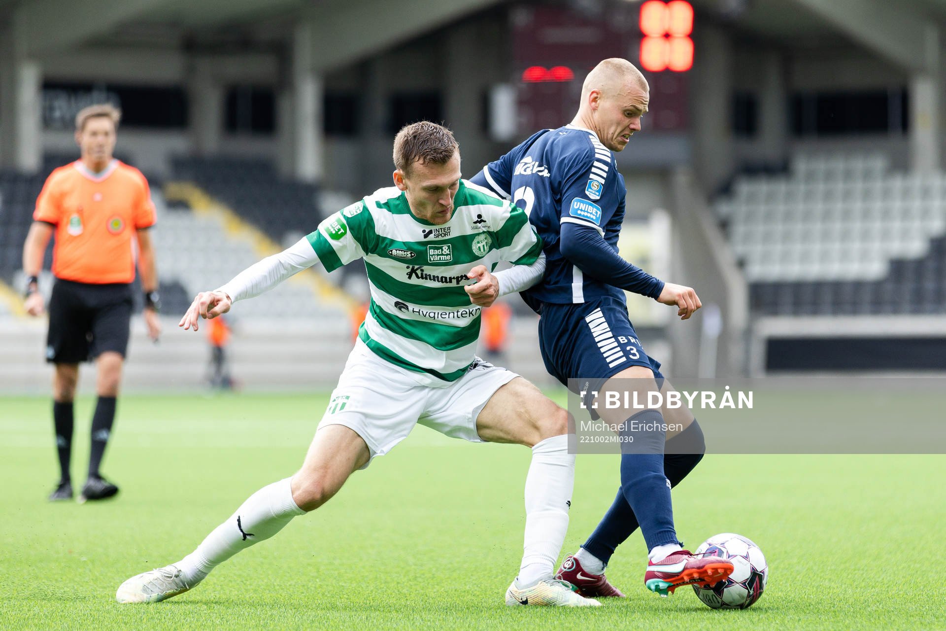 Västerås SKs Viktor Granath och Utsiktens Jesper Brandt