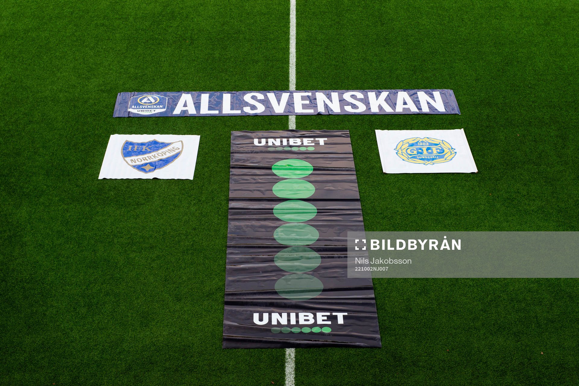 NP3 arena innan fotbollsmatchen i Allsvenskan mellan GIF