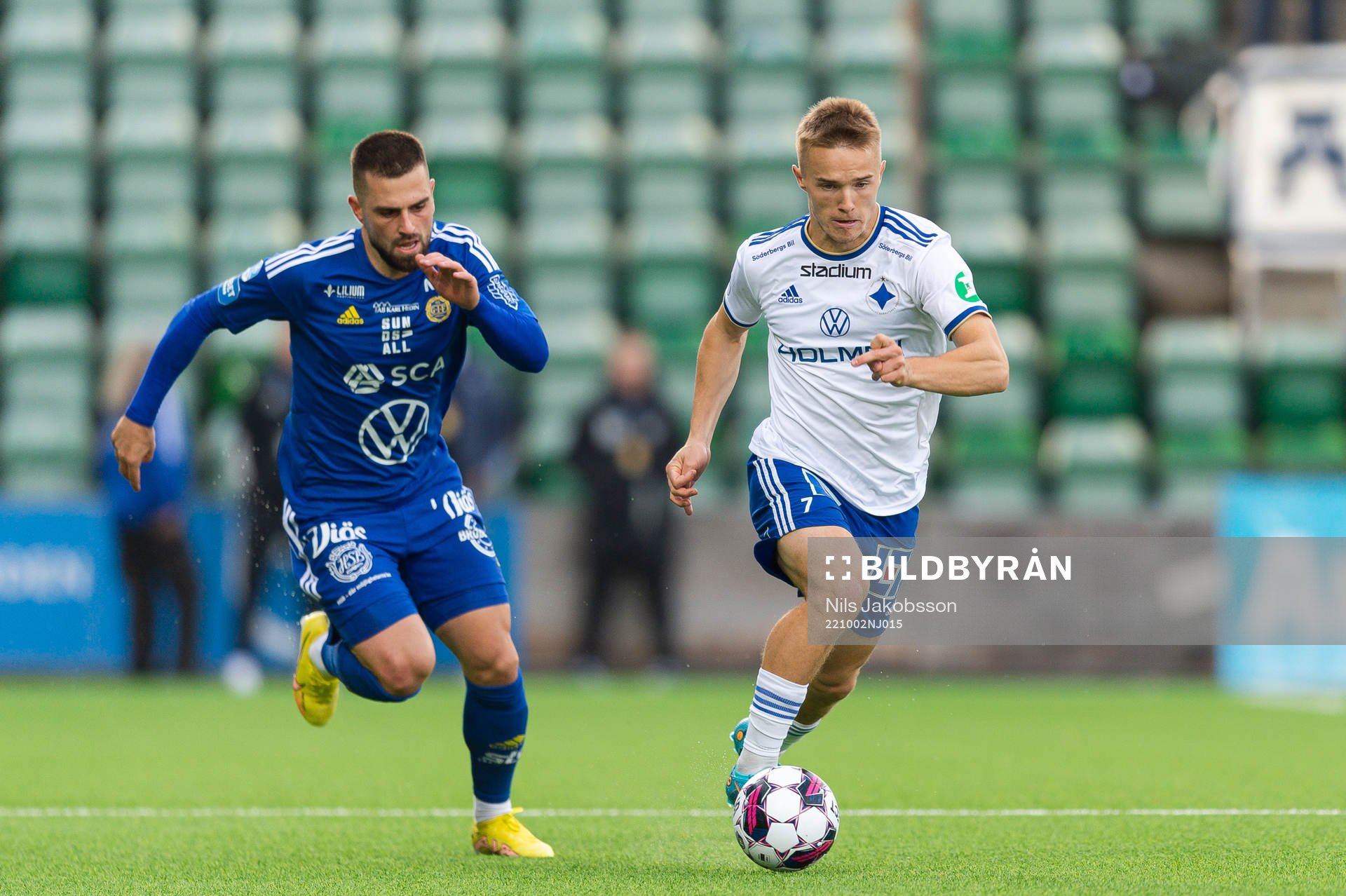 GIF Sundsvalls Rasmus Lindkvist och IFK Norrköpings Jacob