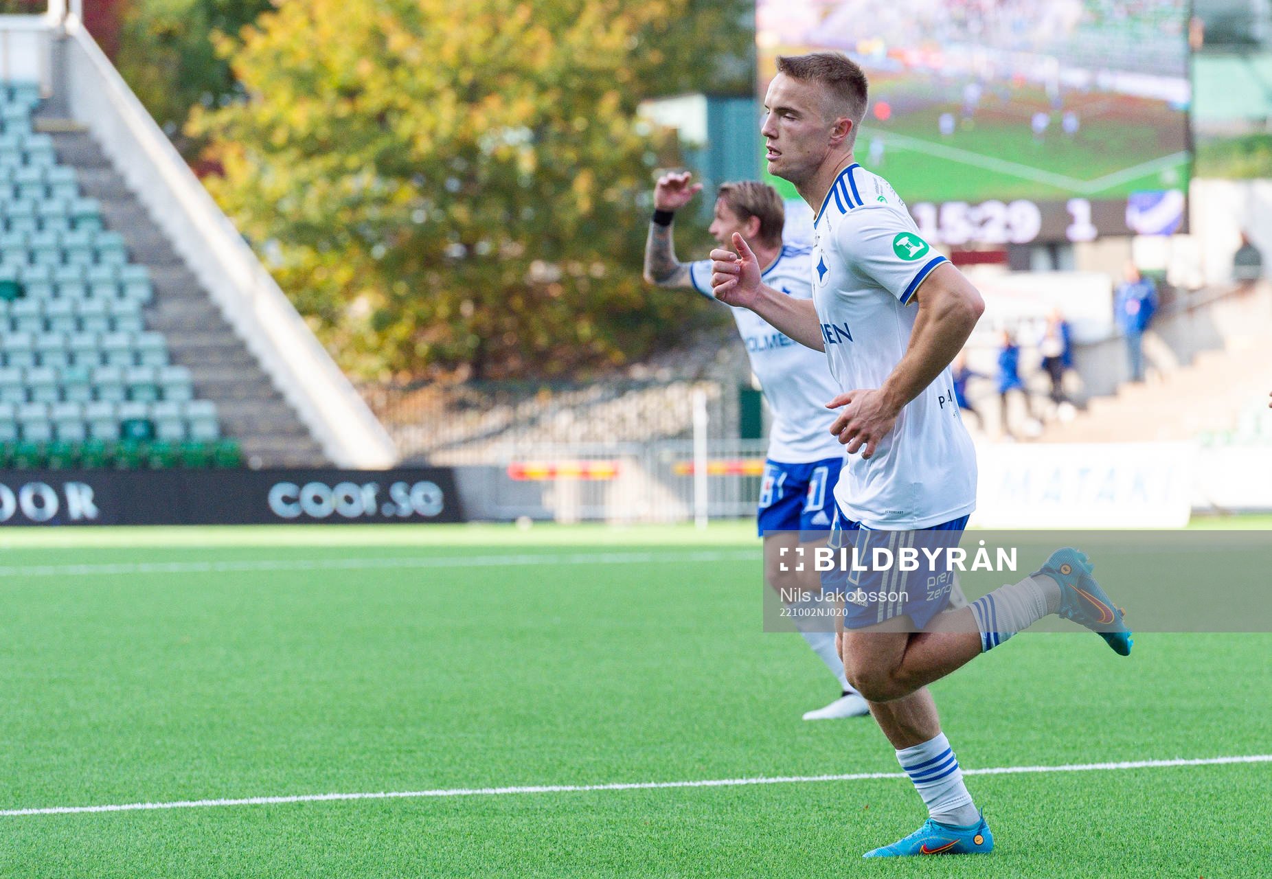 IFK Norrköpings Jacob Ortmark jublar