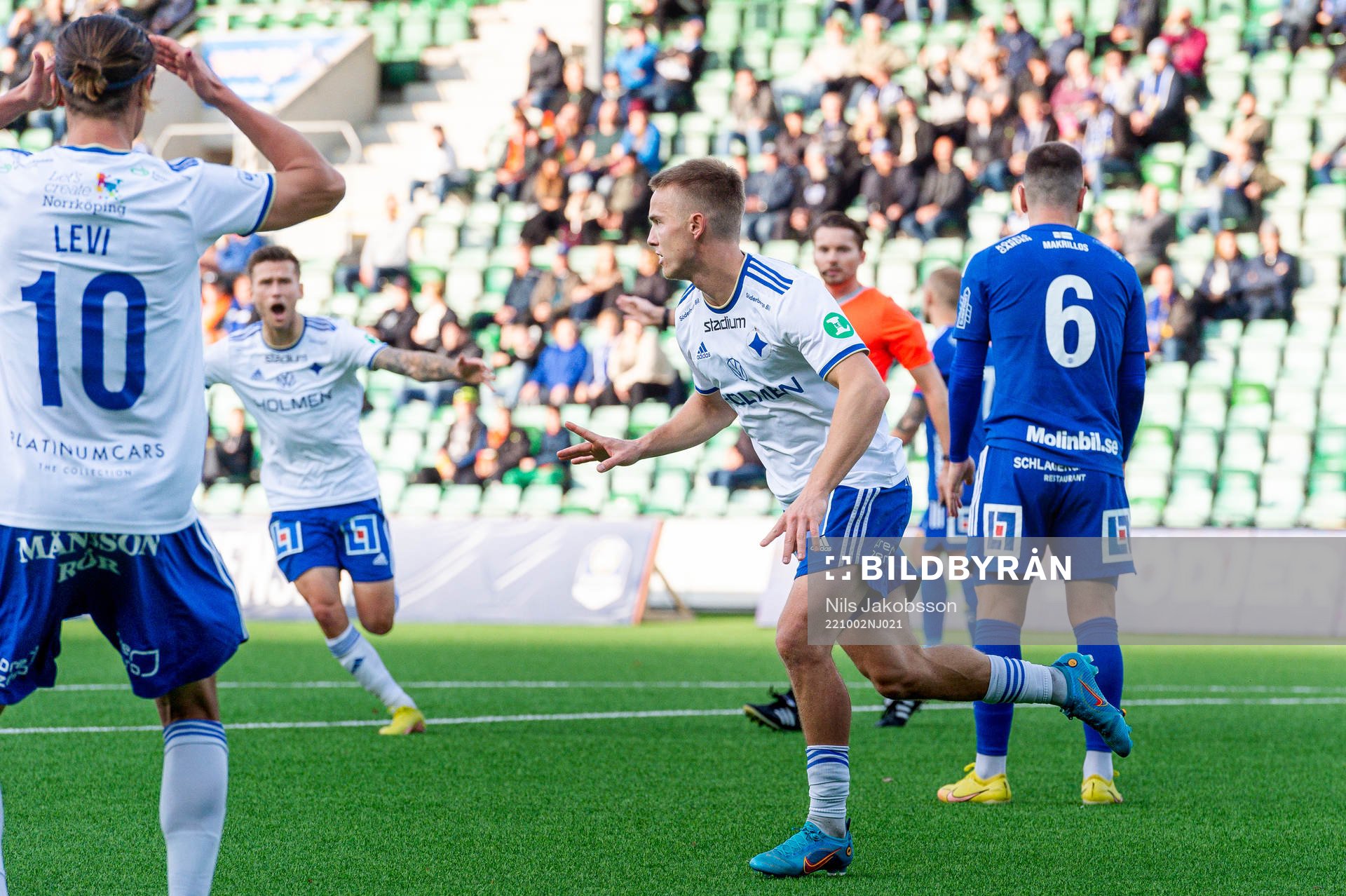 IFK Norrköpings Jacob Ortmark jublar