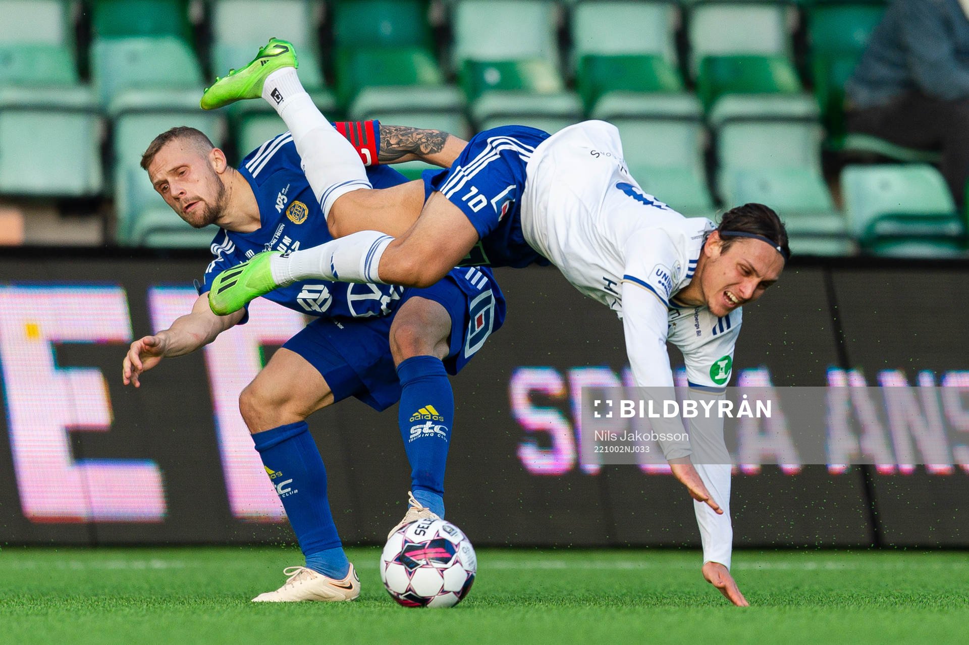 GIF Sundsvalls Erik Andersson och IFK Norrköpings Jonathan