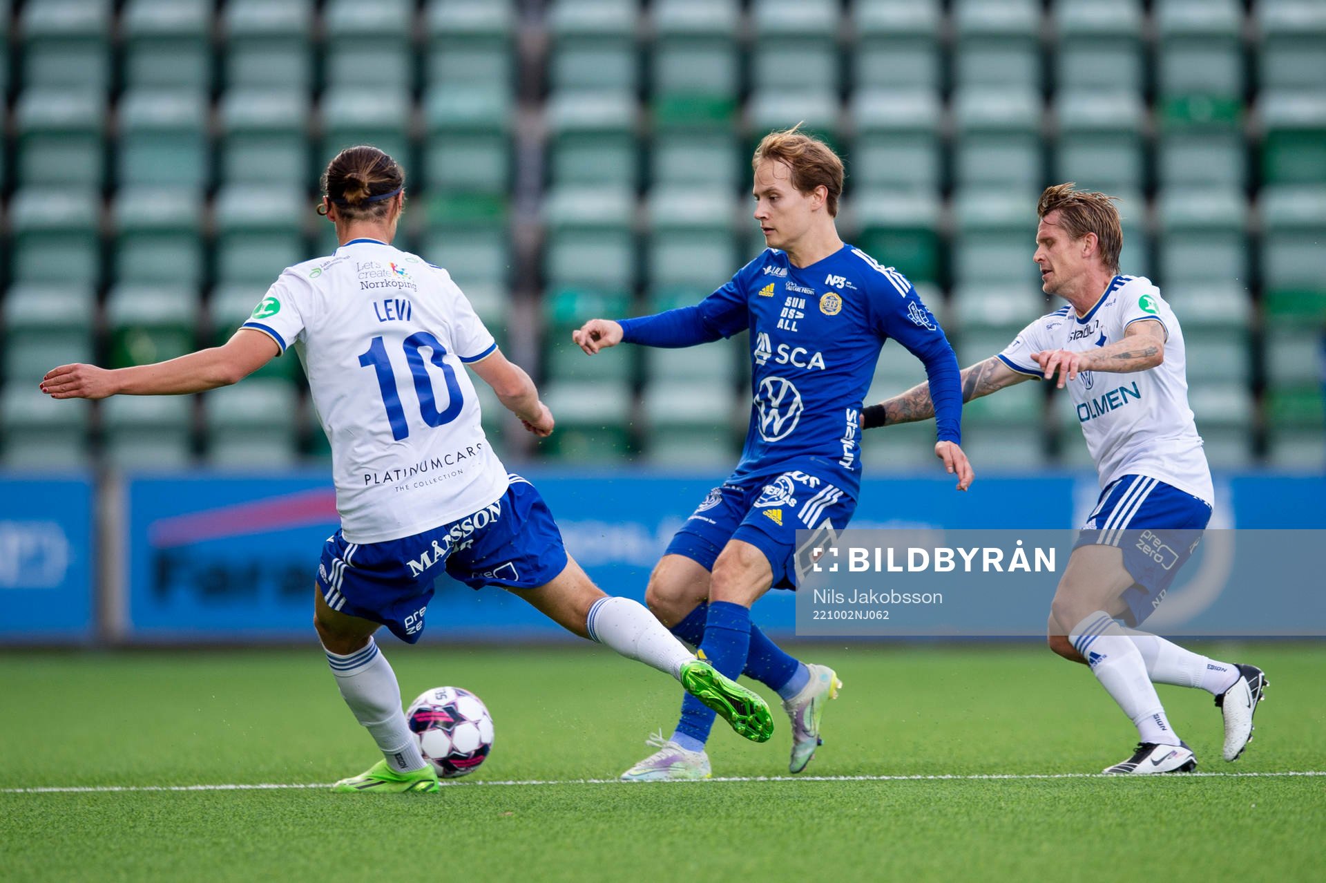 IFK Norrköpings Jonathan Levi och Ari Freyr Skulason