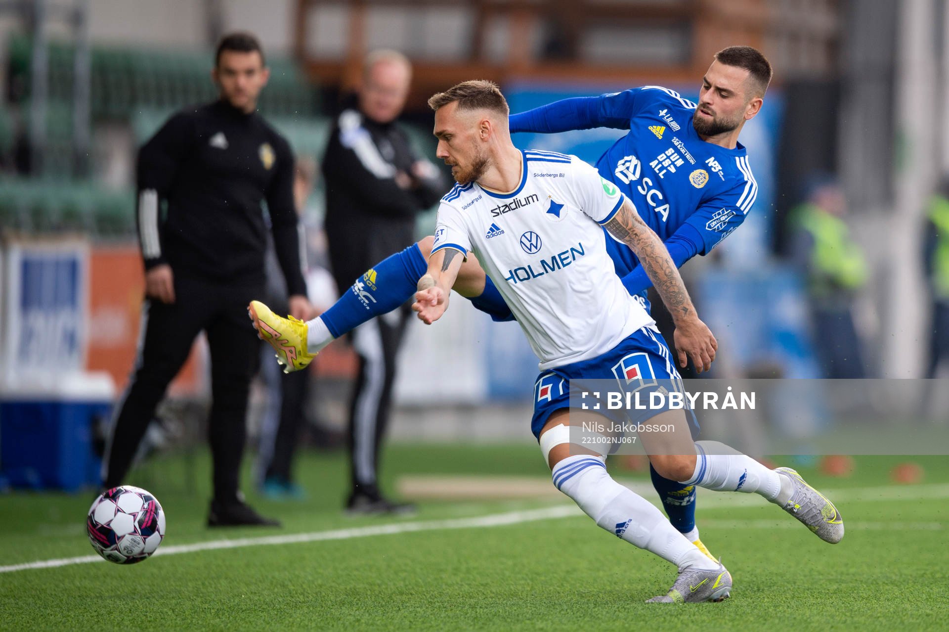 GIF Sundsvalls Peter Makrillos och IFK Norrköpings Linus
