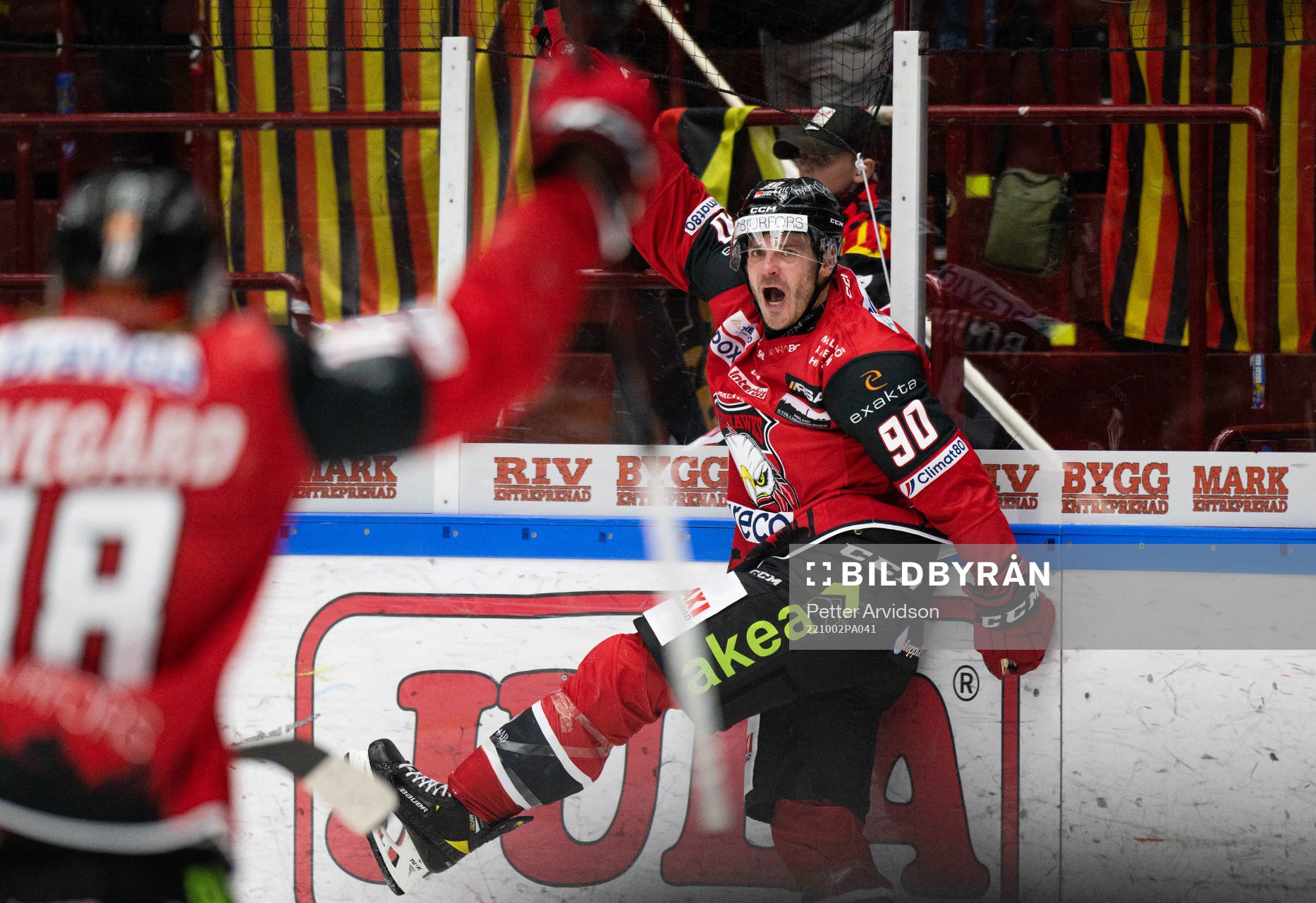 Malmö Redhawks Lance Bouma jublar