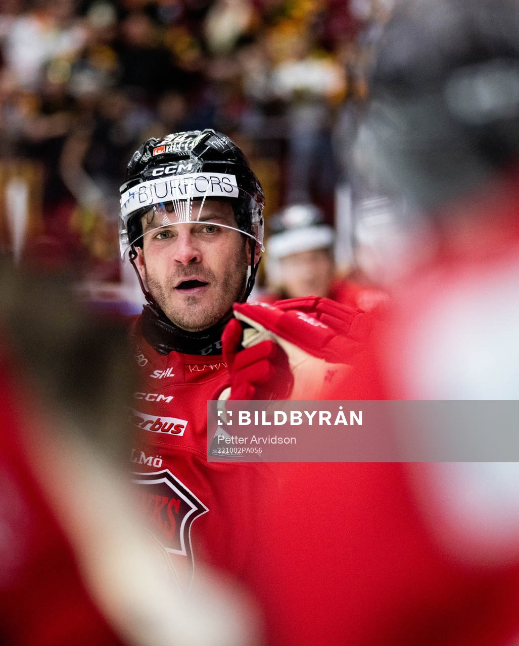 Malmö Redhawks Lance Bouma jublar