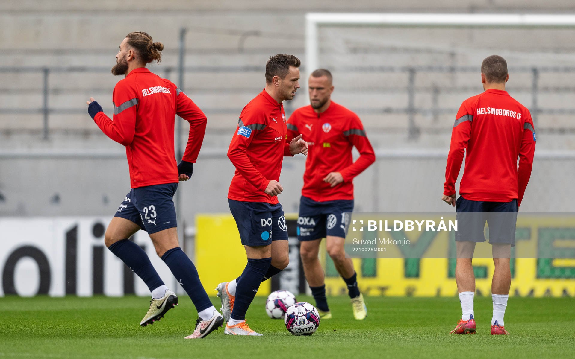Helsingborgs Ali Suljic och Viljormur Davidsen
