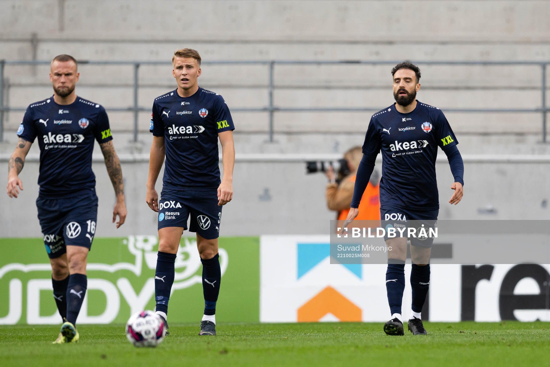 Helsingborgs Alexander Faltsetas, Casper Widell och Abdul