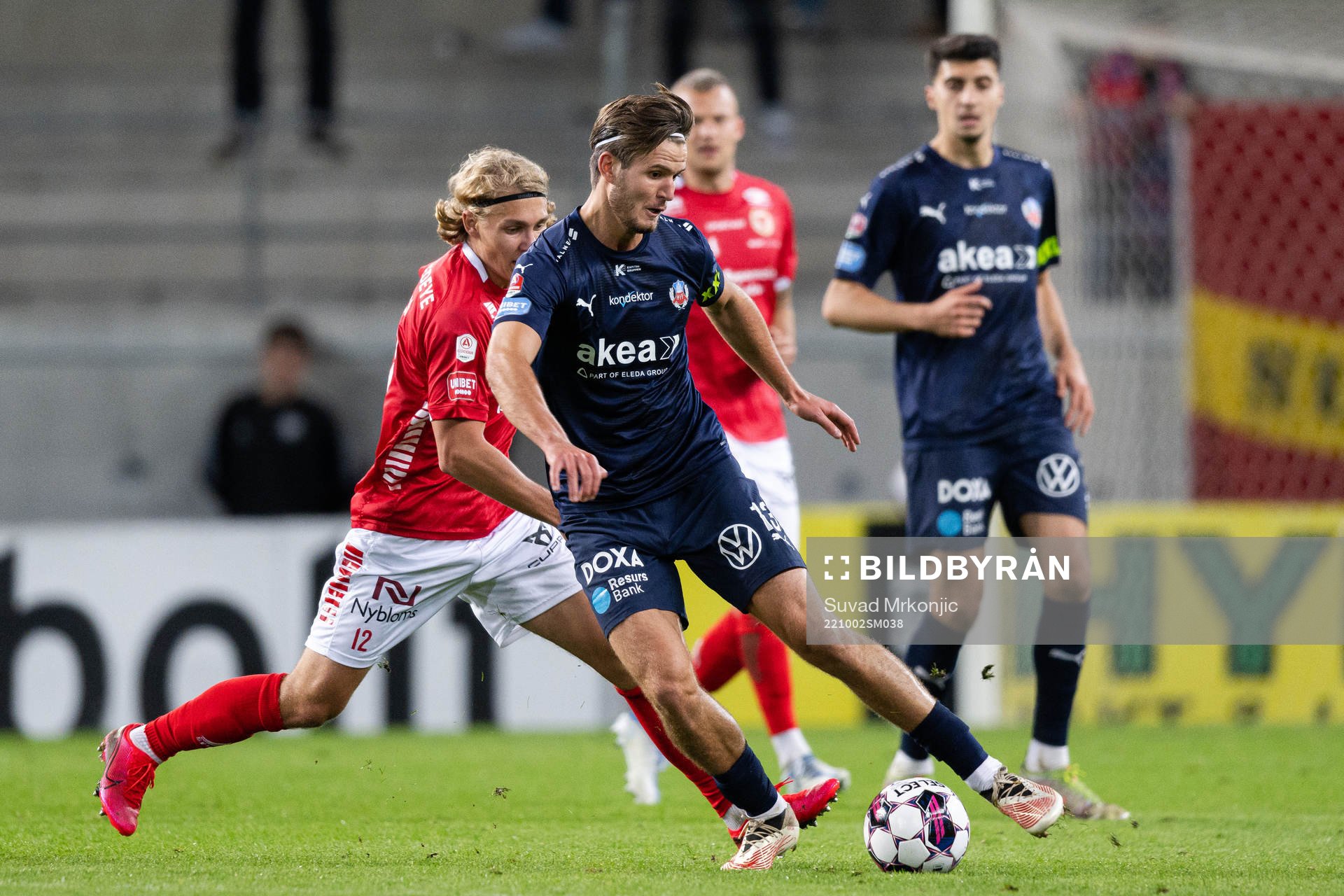 Kalmars Sebastian Nanasi och Helsingborgs Wilhelm Loeper
