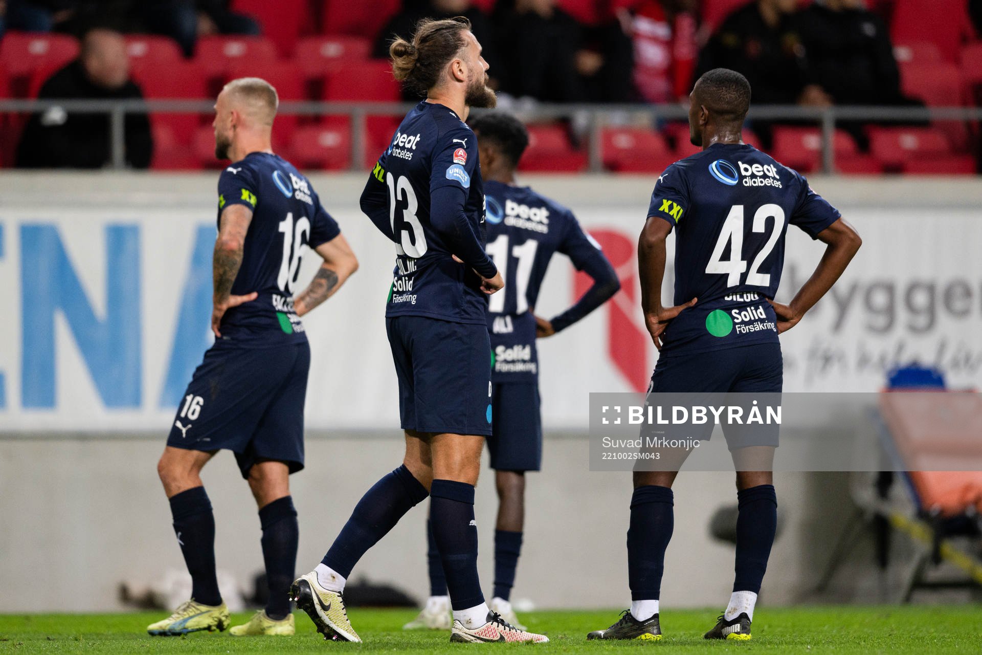 Helsingborgs spelare deppar