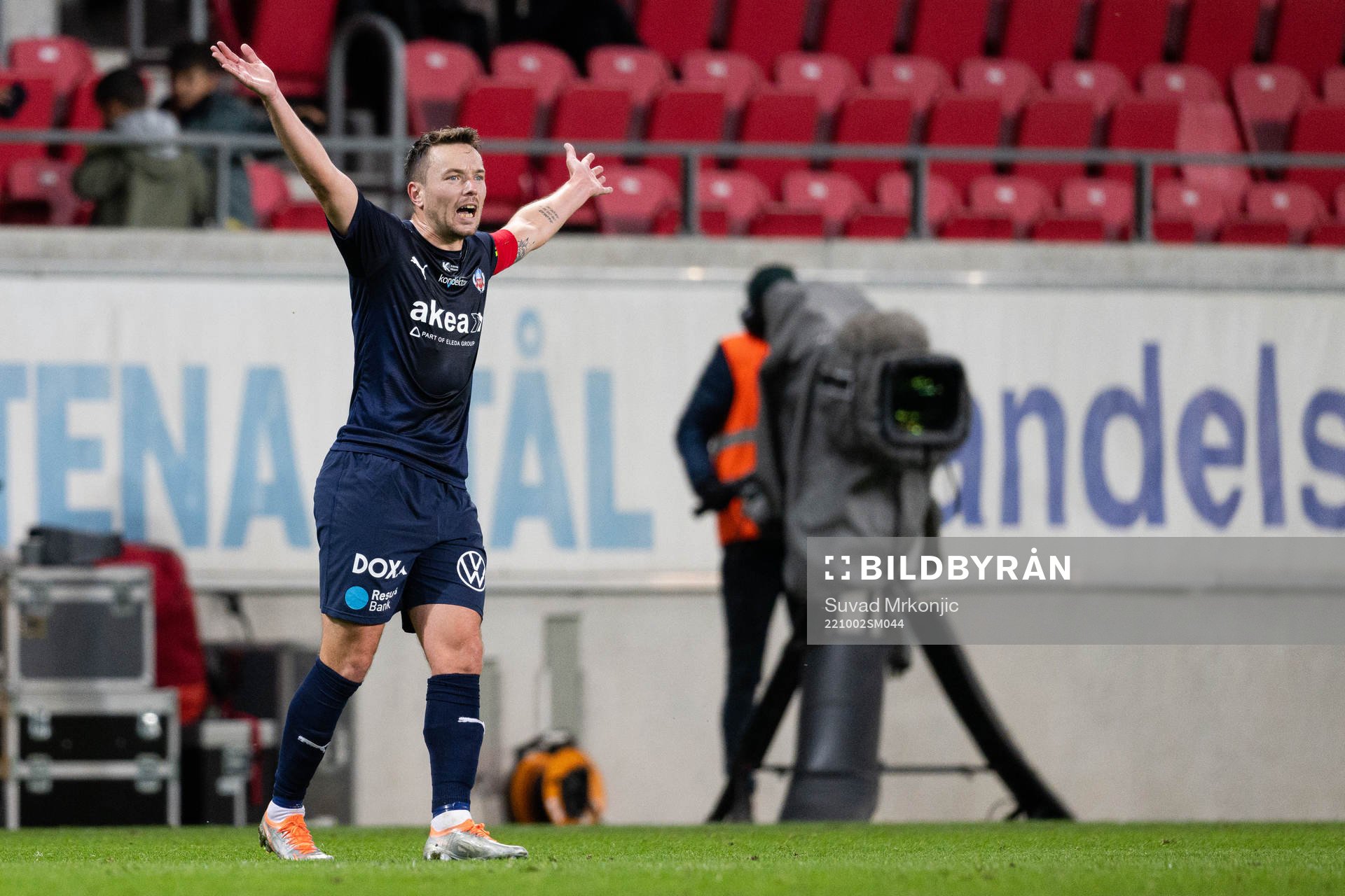 Helsingborgs Viljormur Davidsen deppar