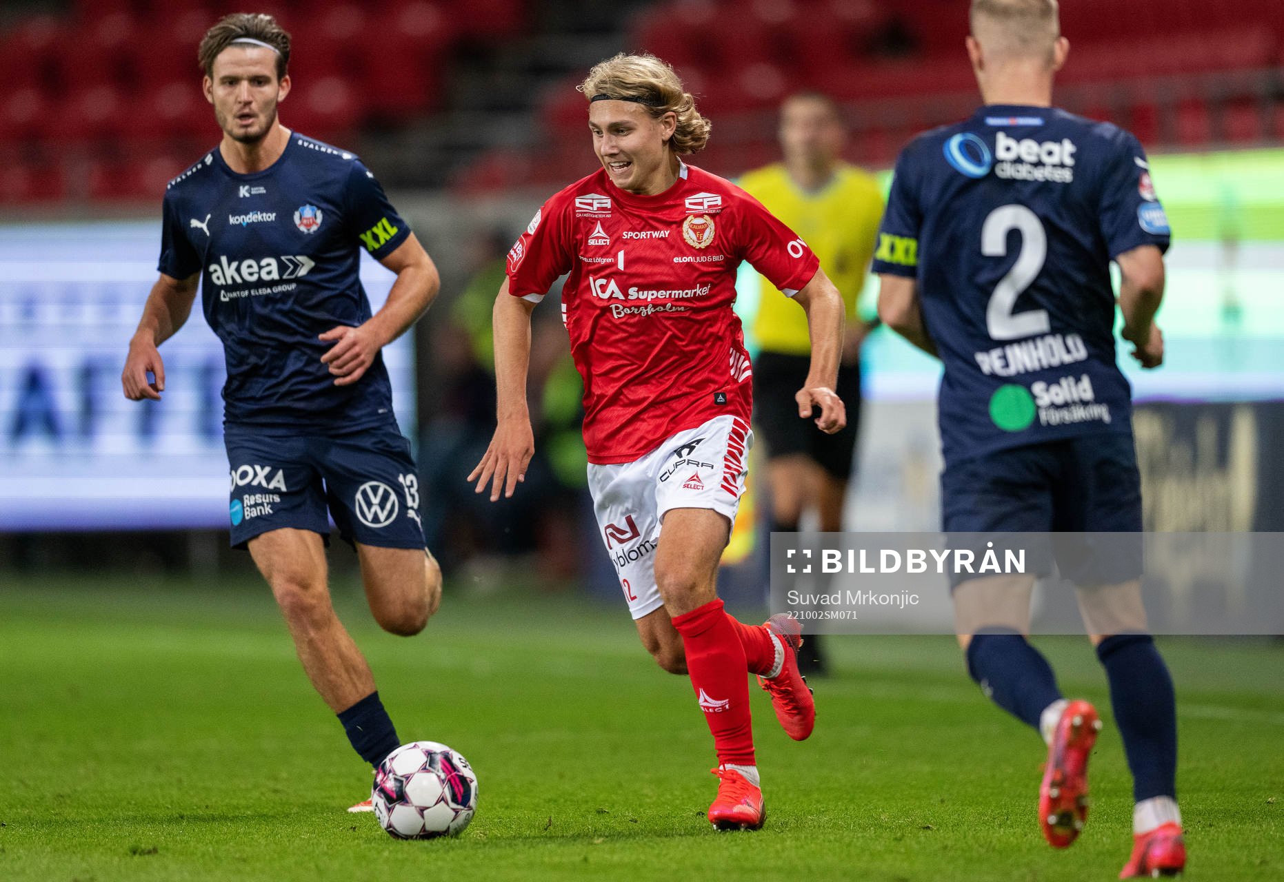 Helsingborgs Wilhelm Loeper och Kalmars Sebastian Nanasi