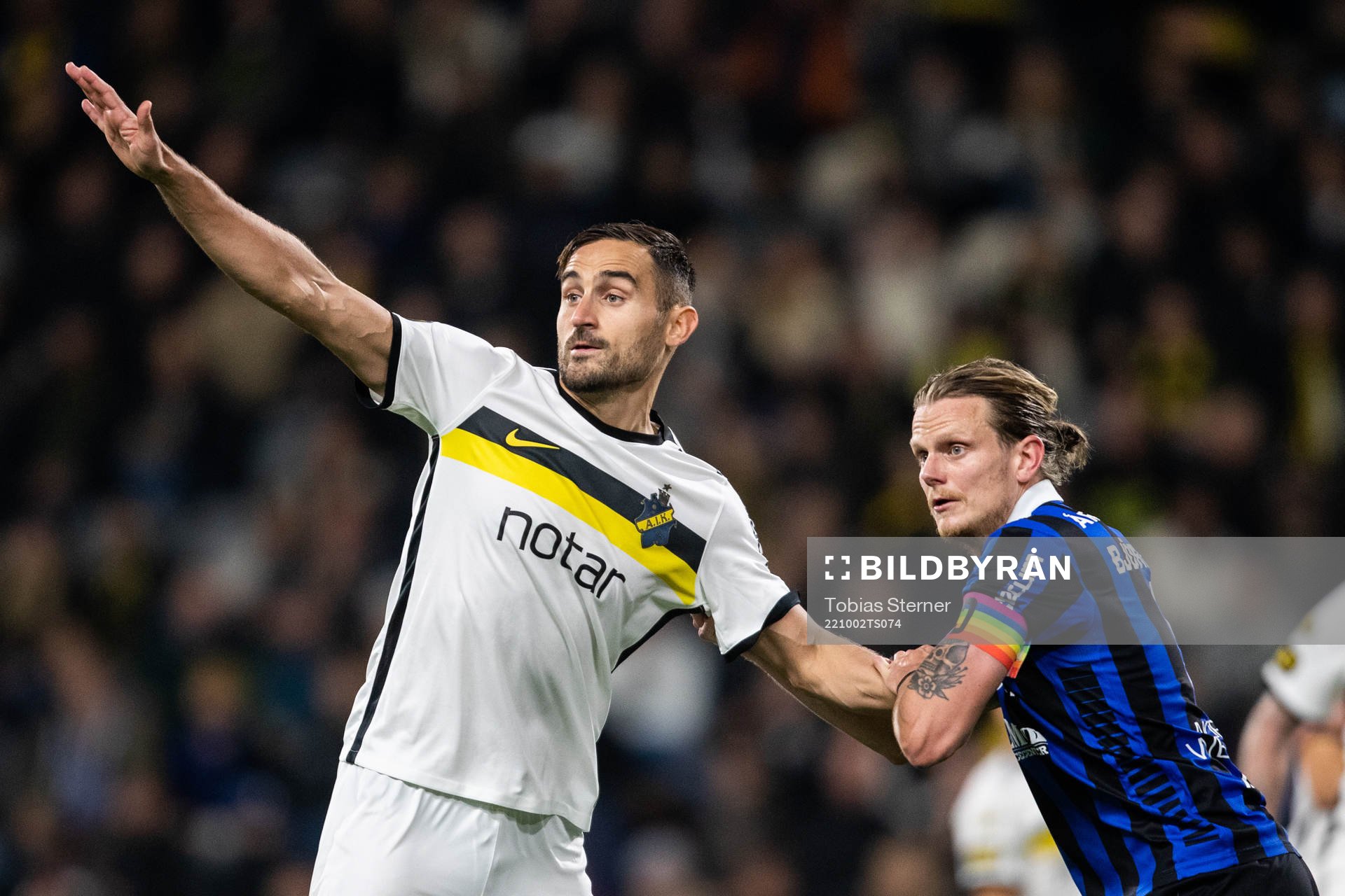 AIKs Sotirios Papagiannopoulos och Sirius Tim Björkström