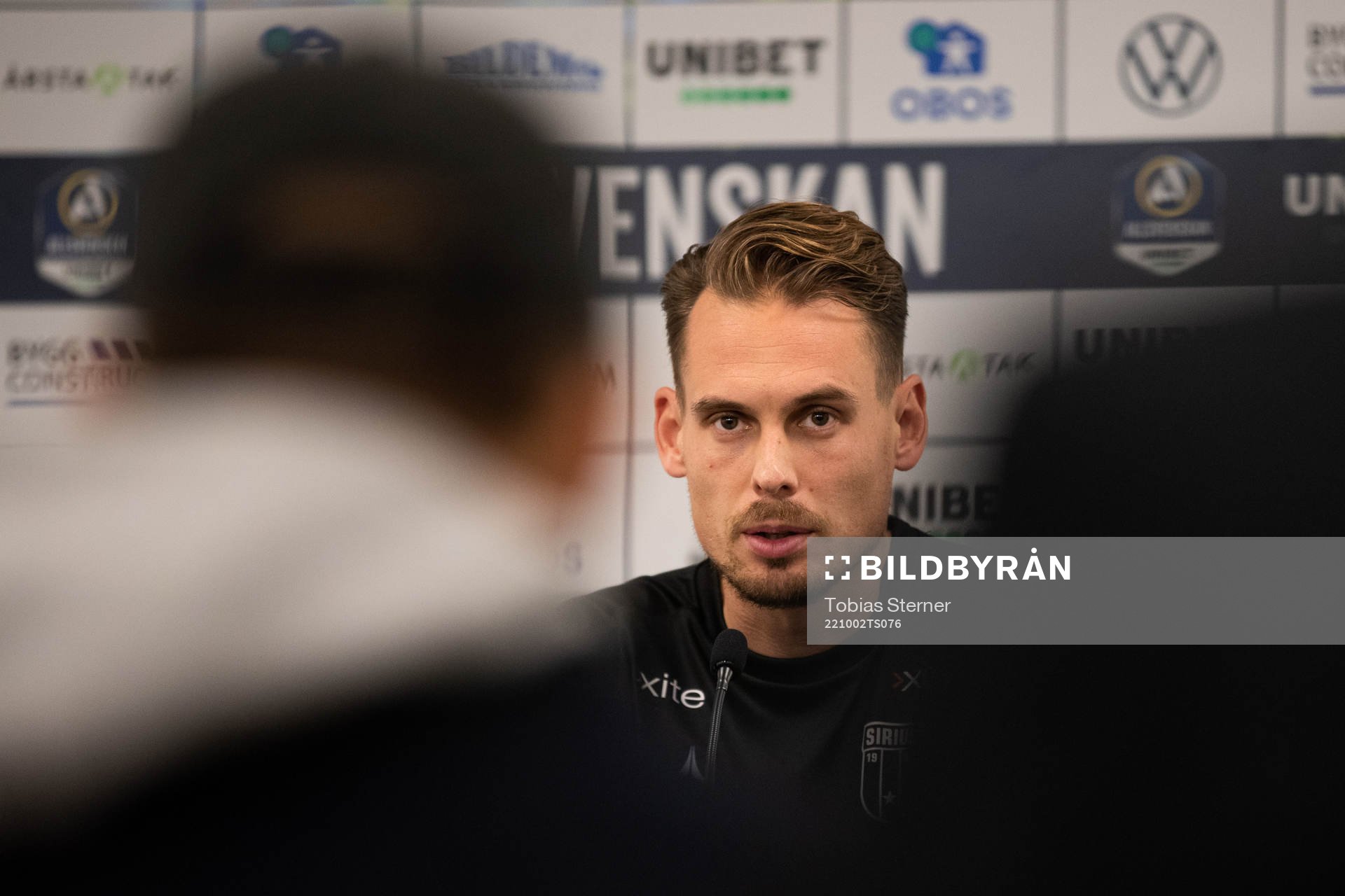 Sirius tränare Daniel Bäckström