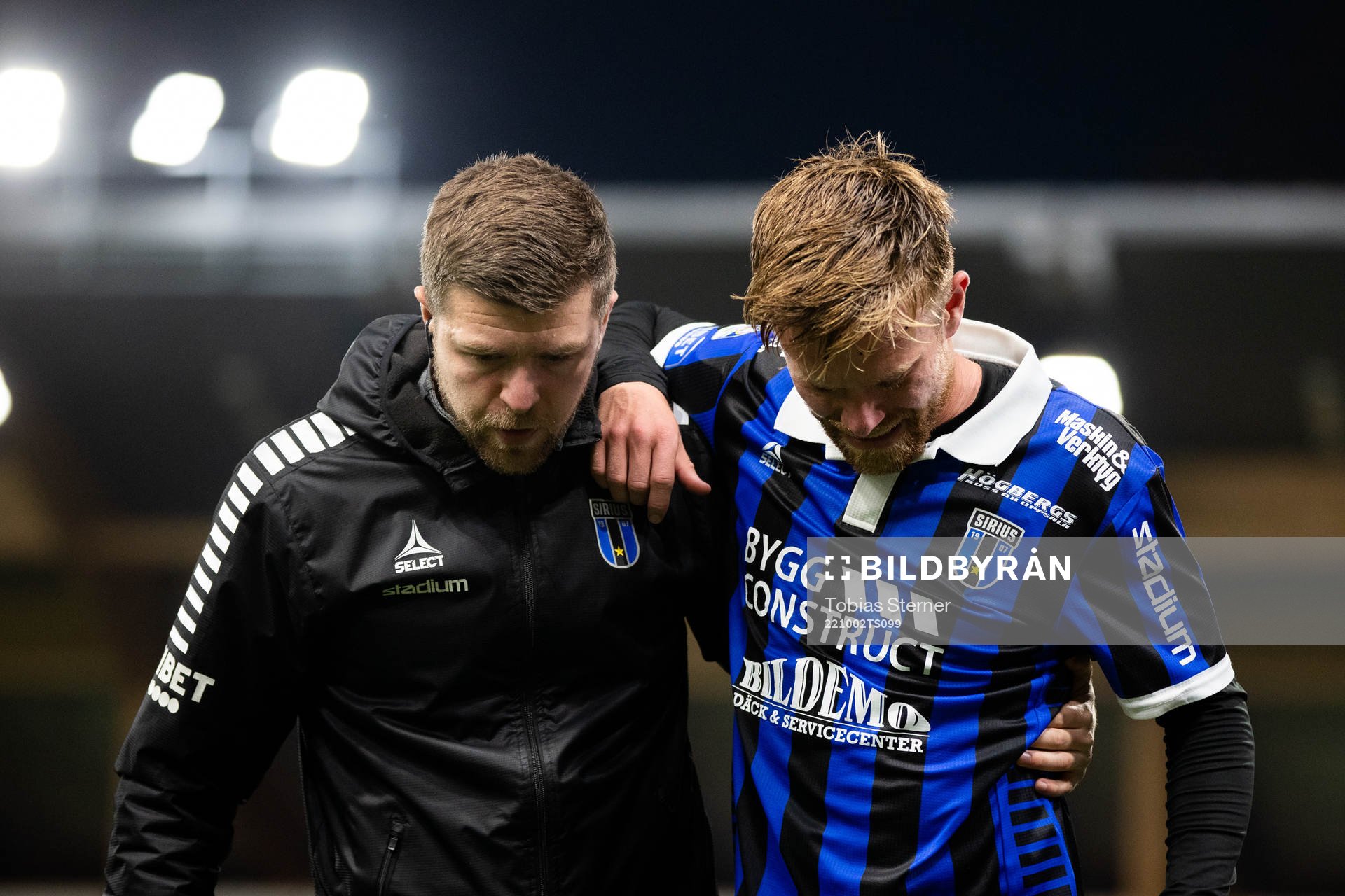 Sirius Dennis Widgren med skada