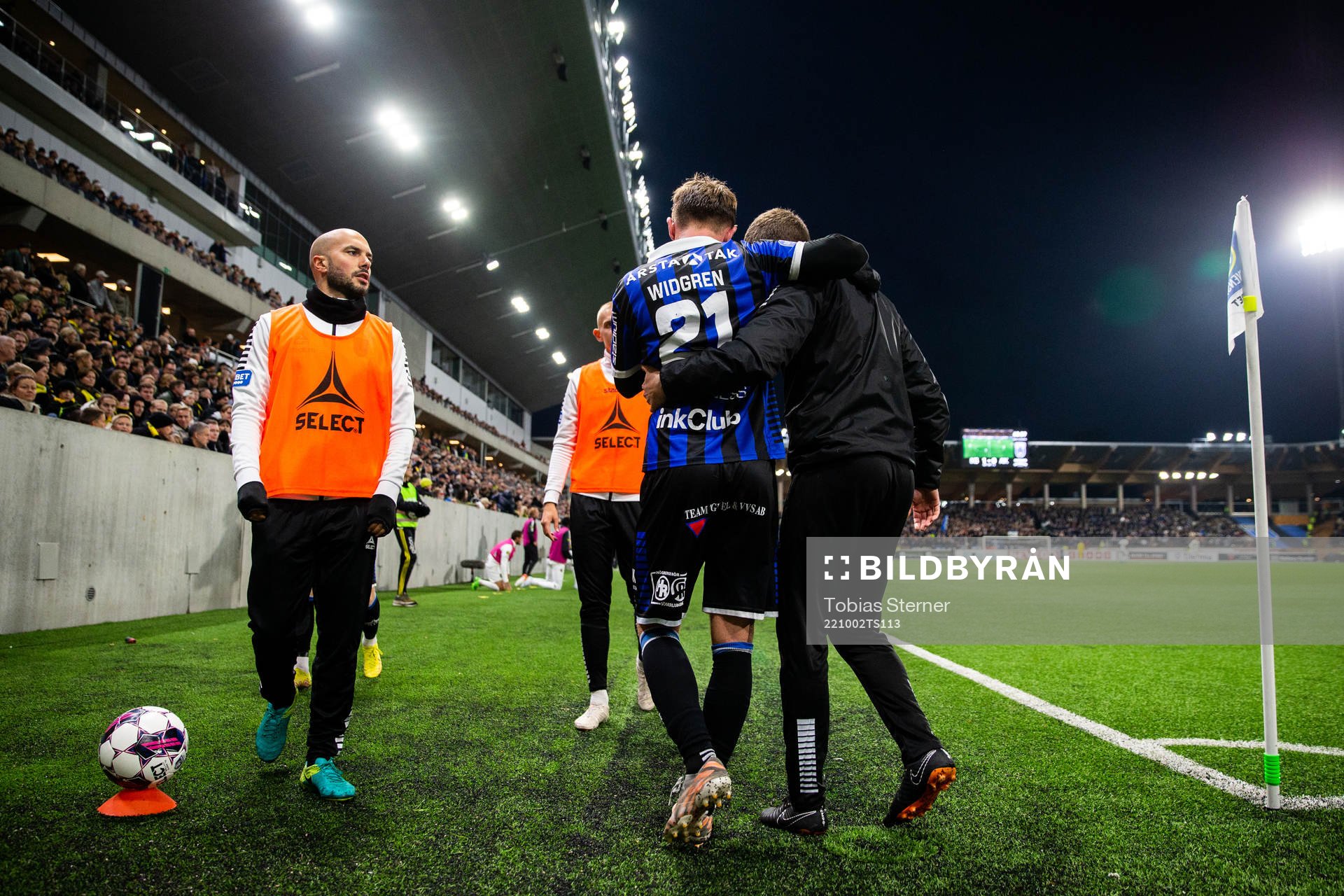 Sirius Dennis Widgren med skada