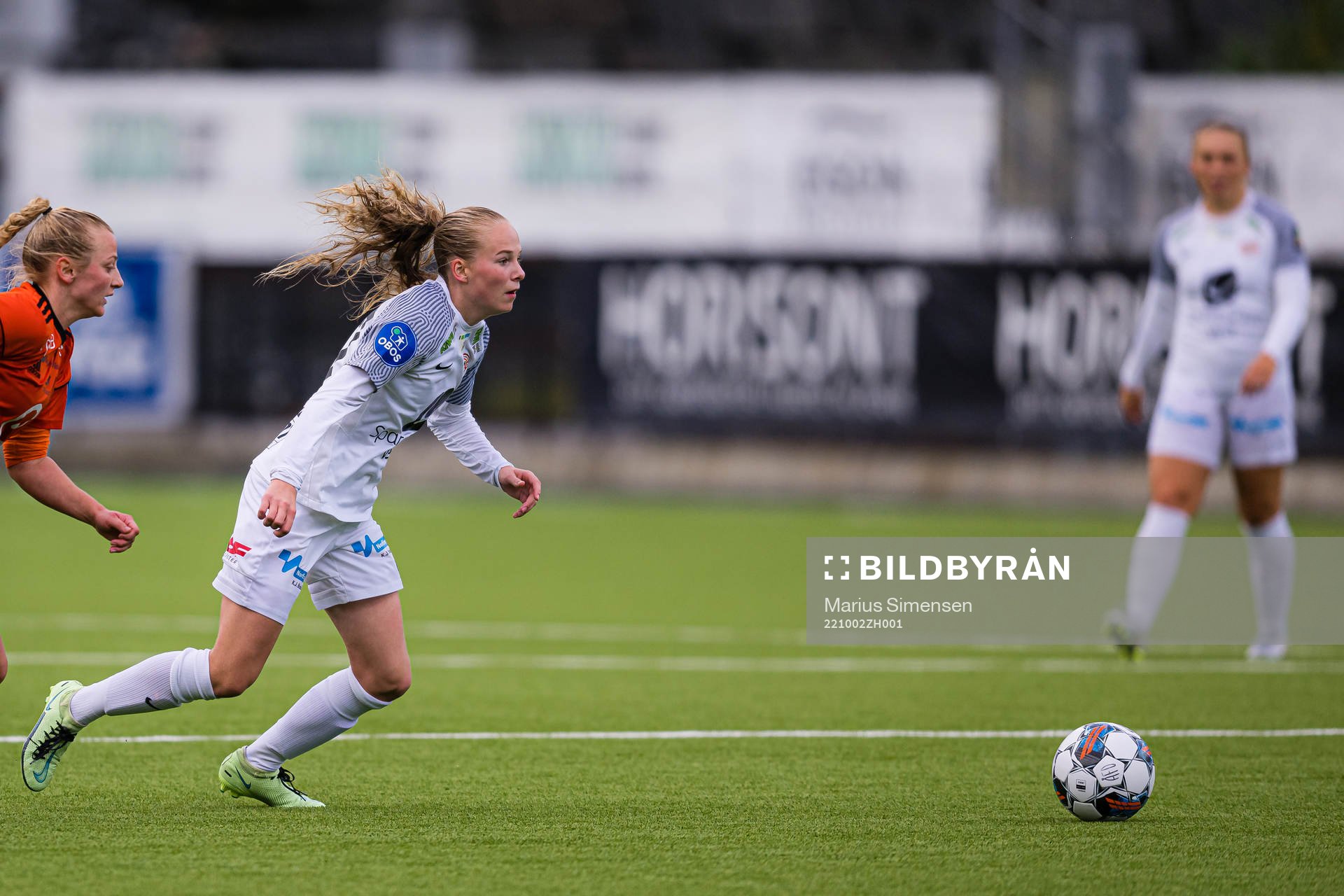 Linnea Sælen of Arna-Bjørnar during the Toppserien football match between Åsane and Arna-Bjørnar on October 2, 2022 in Bergen.