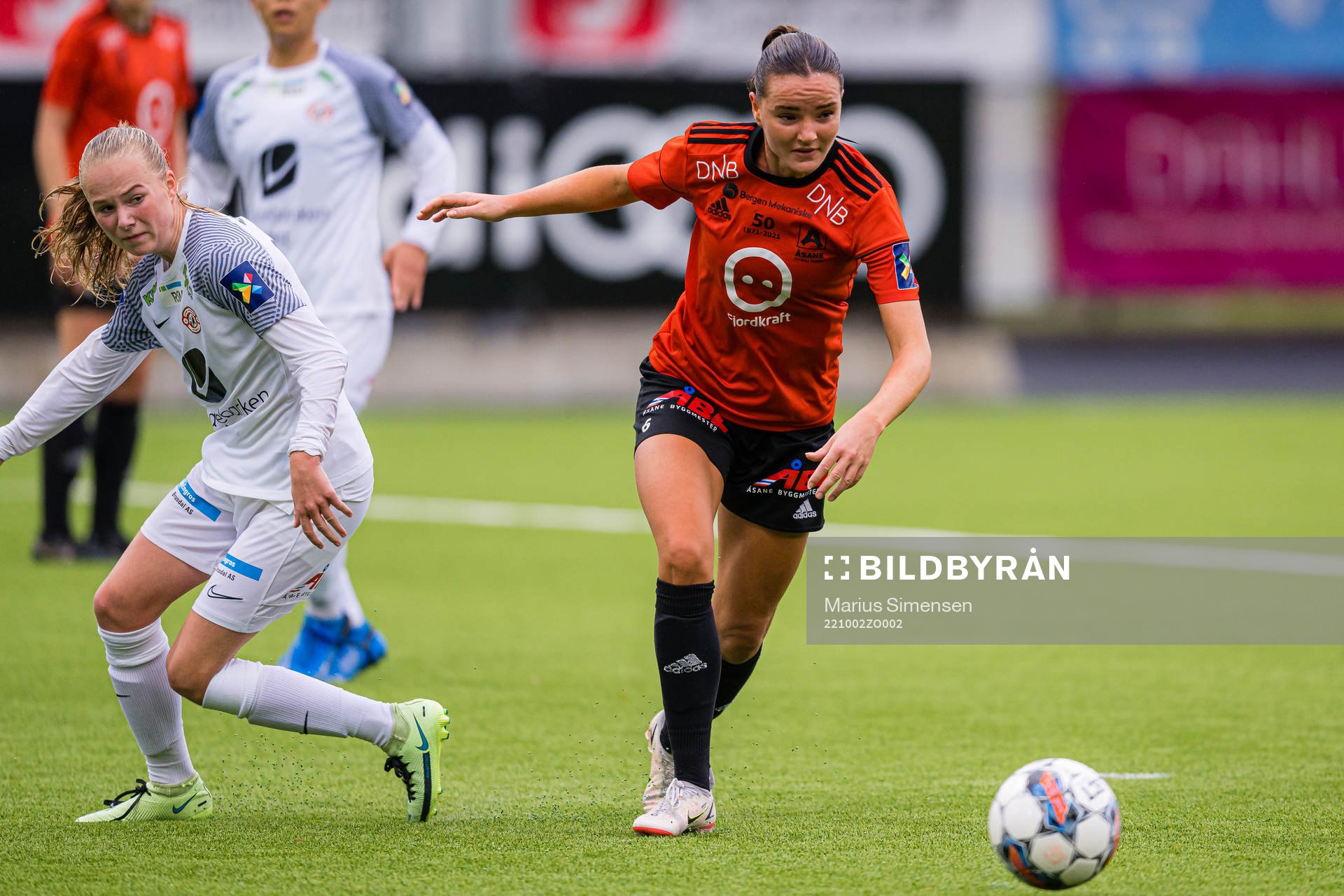 Dina Fosso Dale of Åsane during the Toppserien football match between Åsane and Arna-Bjørnar on October 2, 2022 in Bergen.