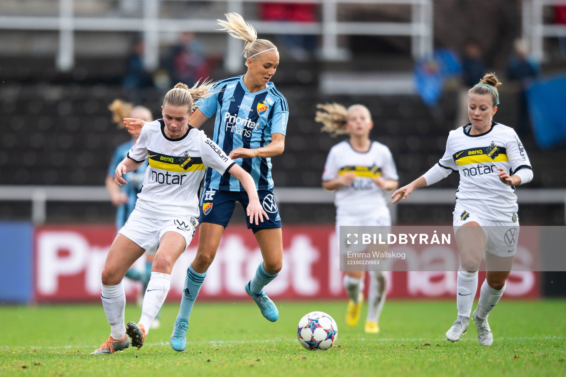 AIKs Olivia Lindstedt och Allison Aaricka Maclaren Abbe och