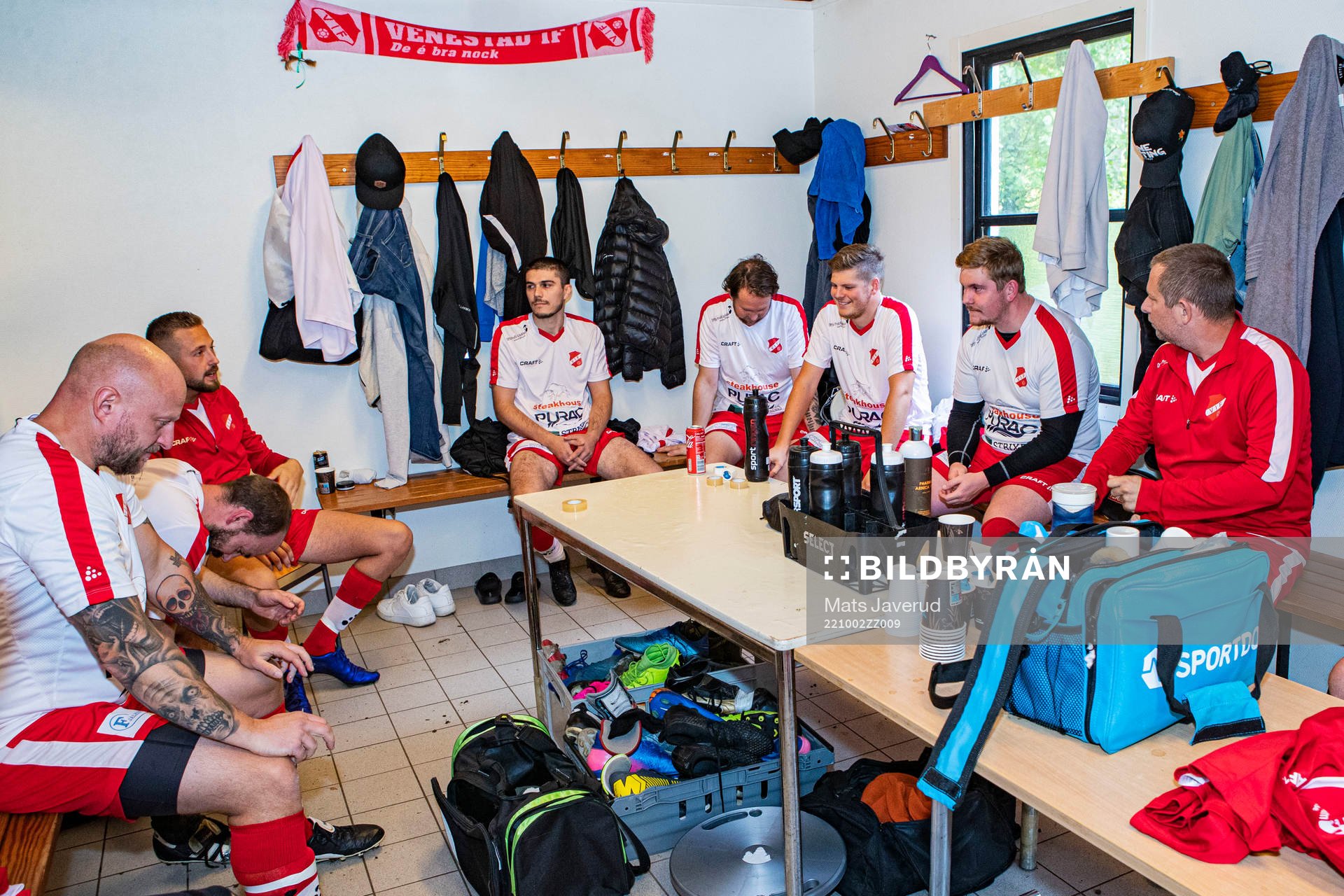 Genomgång inför fotbollsmatchen i Division 6 Nordöstra B Skåne mellan Venestad och Vittskövle den 2 oktober 2022 i Venestad.
