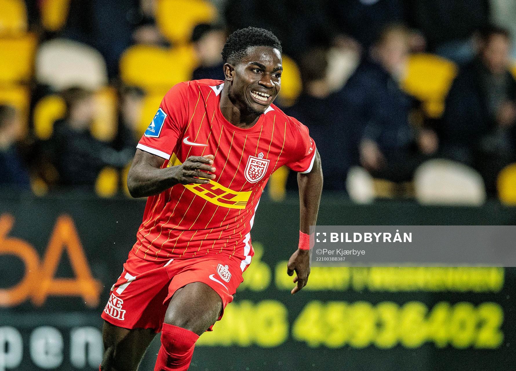 [DK=20221003: Ernest Nuamah, FC Nordsjælland]