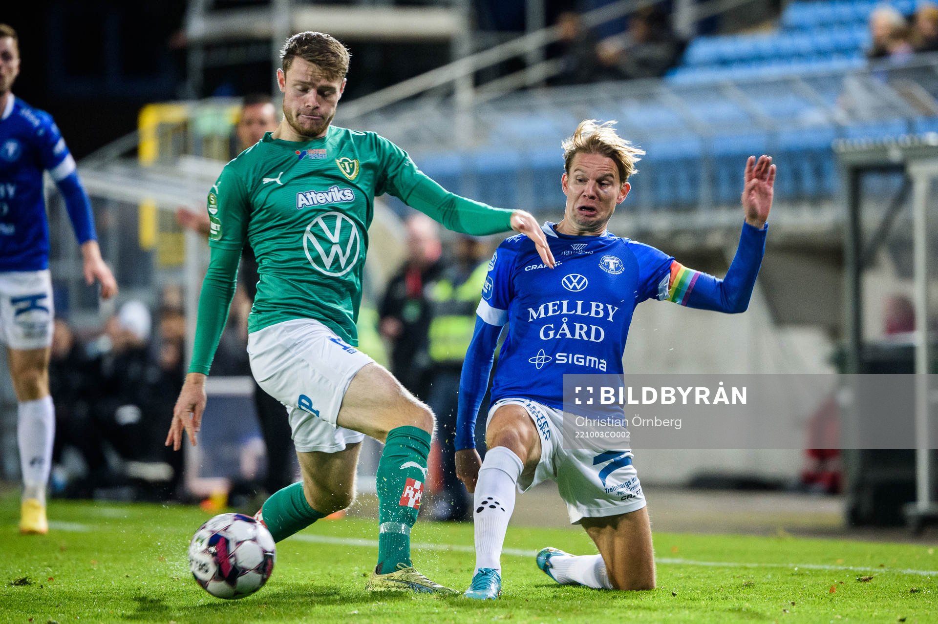 Jönköpings Södras Daniel Ljung och Trelleborgs Johan