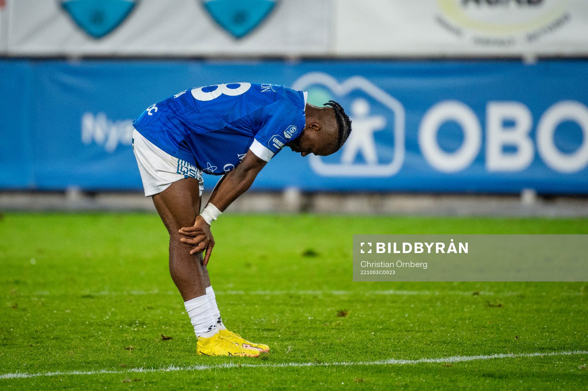 Trelleborgs Henry Offia deppar