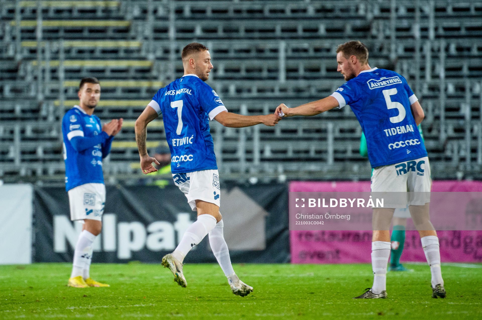 Trelleborgs Petar Petrovic och Anton Tideman