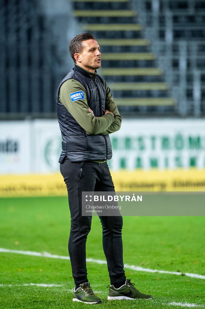 Trelleborgs tränare Kristian Haynes