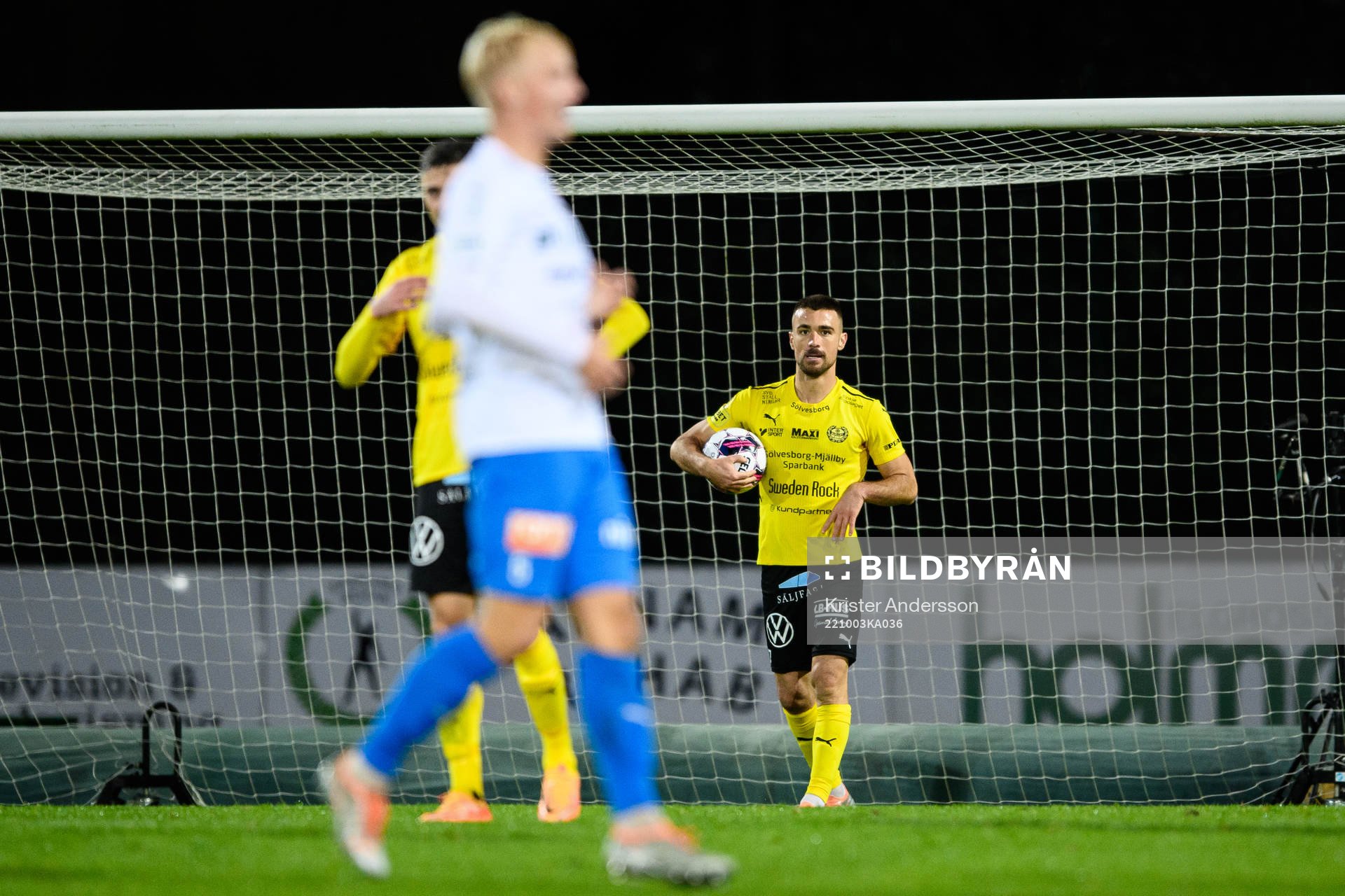 Mjällbys Carlos Moros Gracia deppar