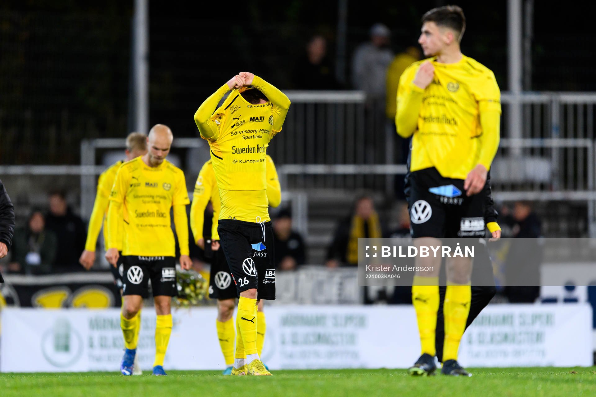 Mjällbys Noah Persson deppar