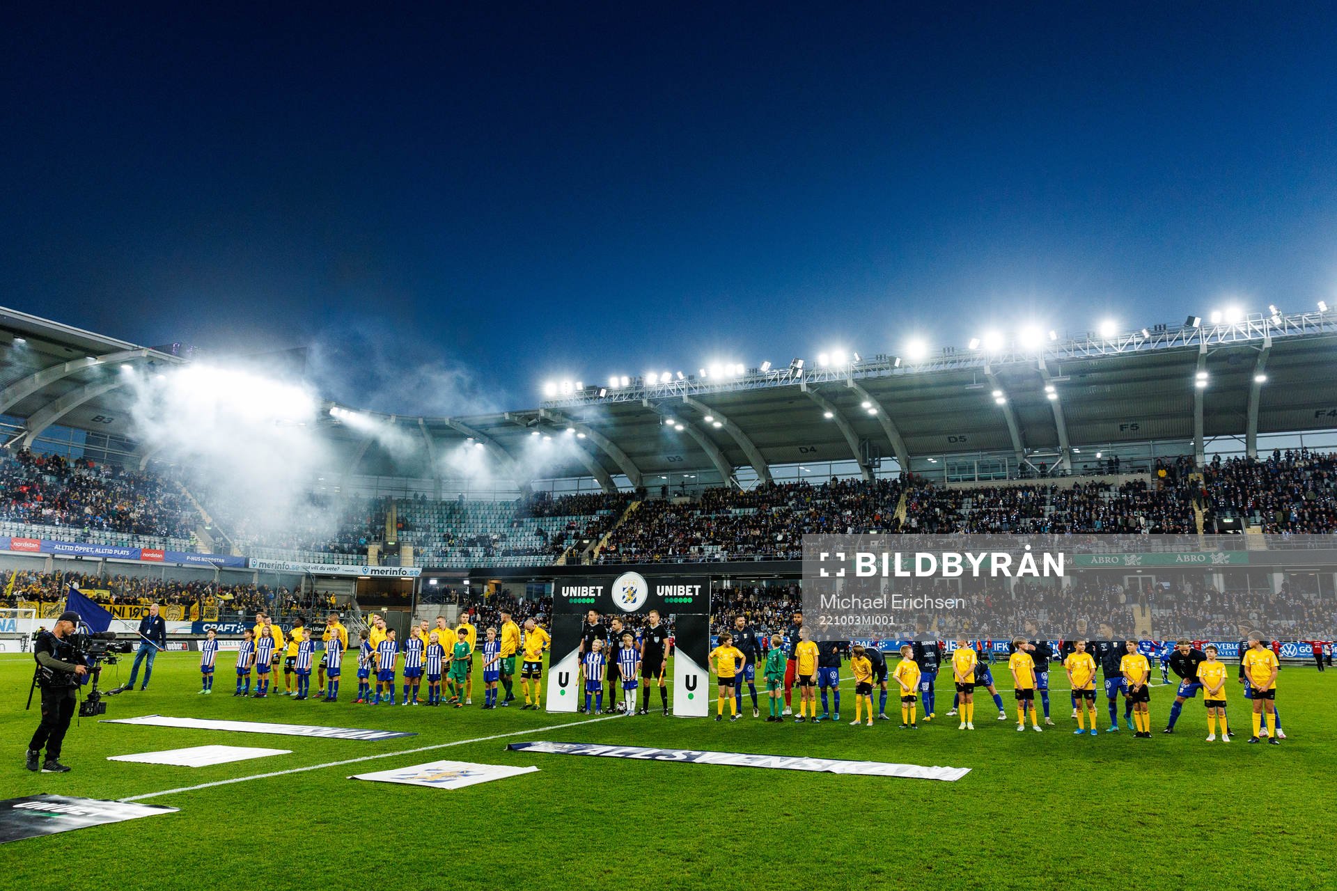 Elfsborgs och IFK Göteborgs spelare