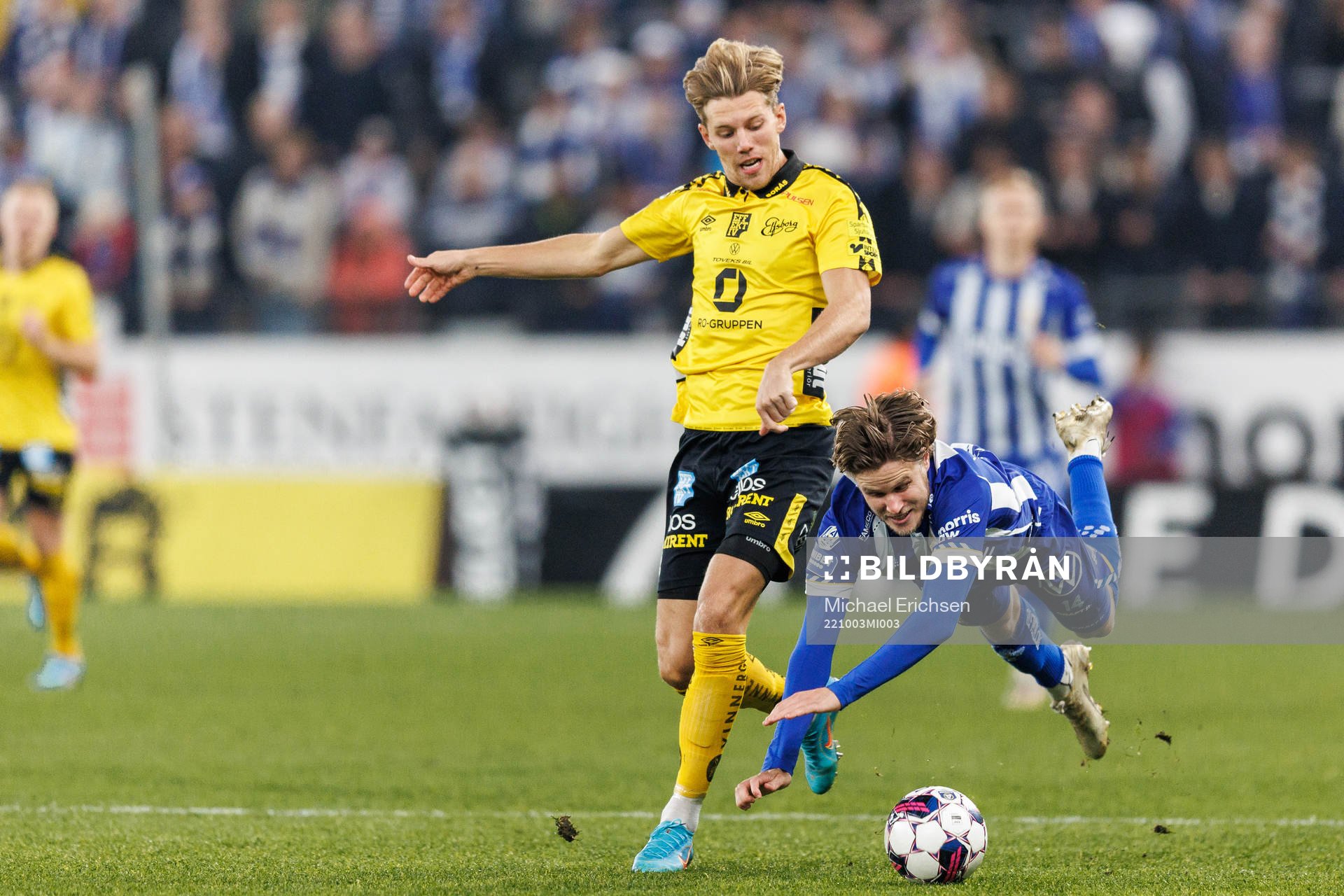 Elfsborgs Noah Söderberg och IFK Göteborgs Gustaf Norlin