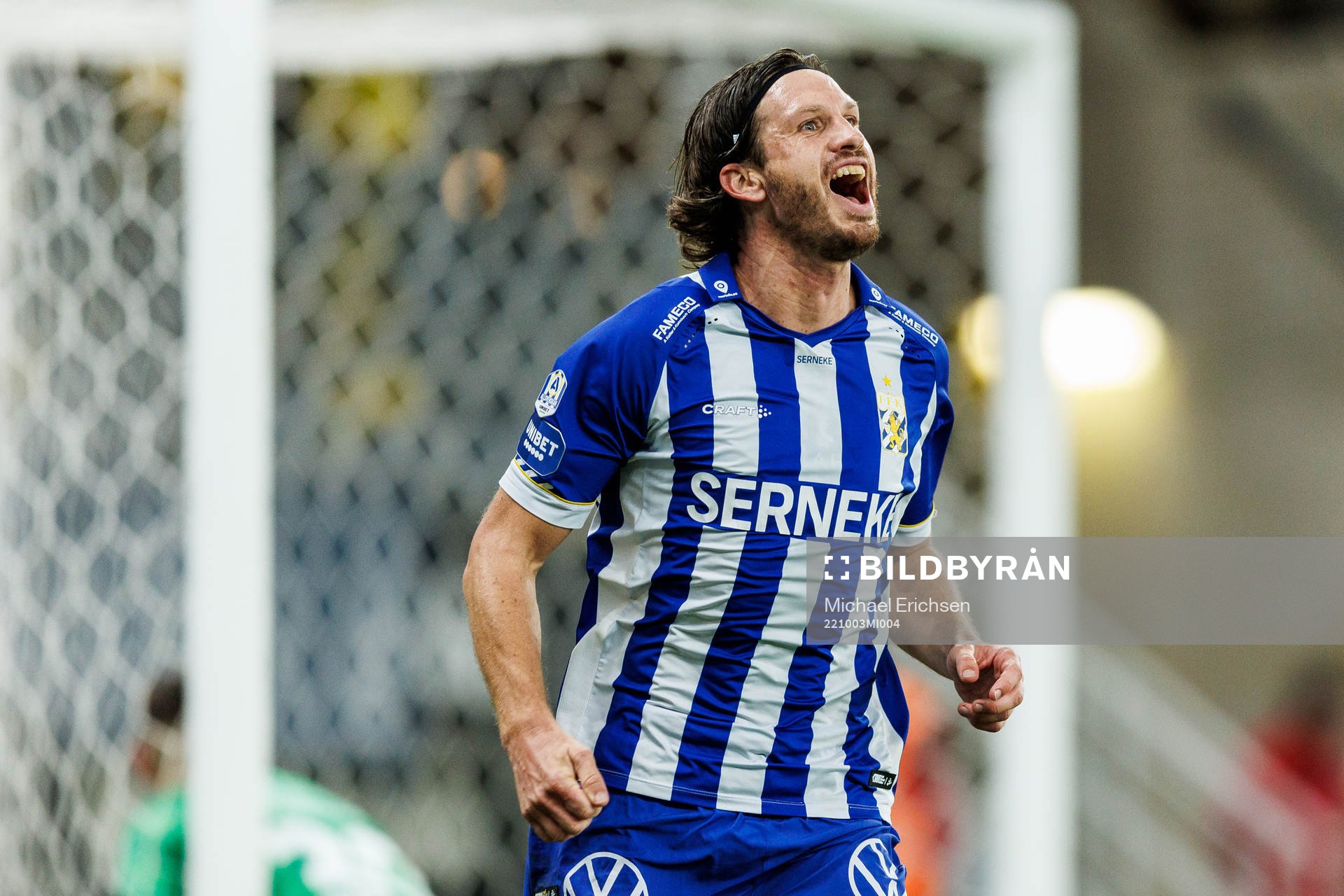 IFK Göteborgs Gustav Svensson jublar