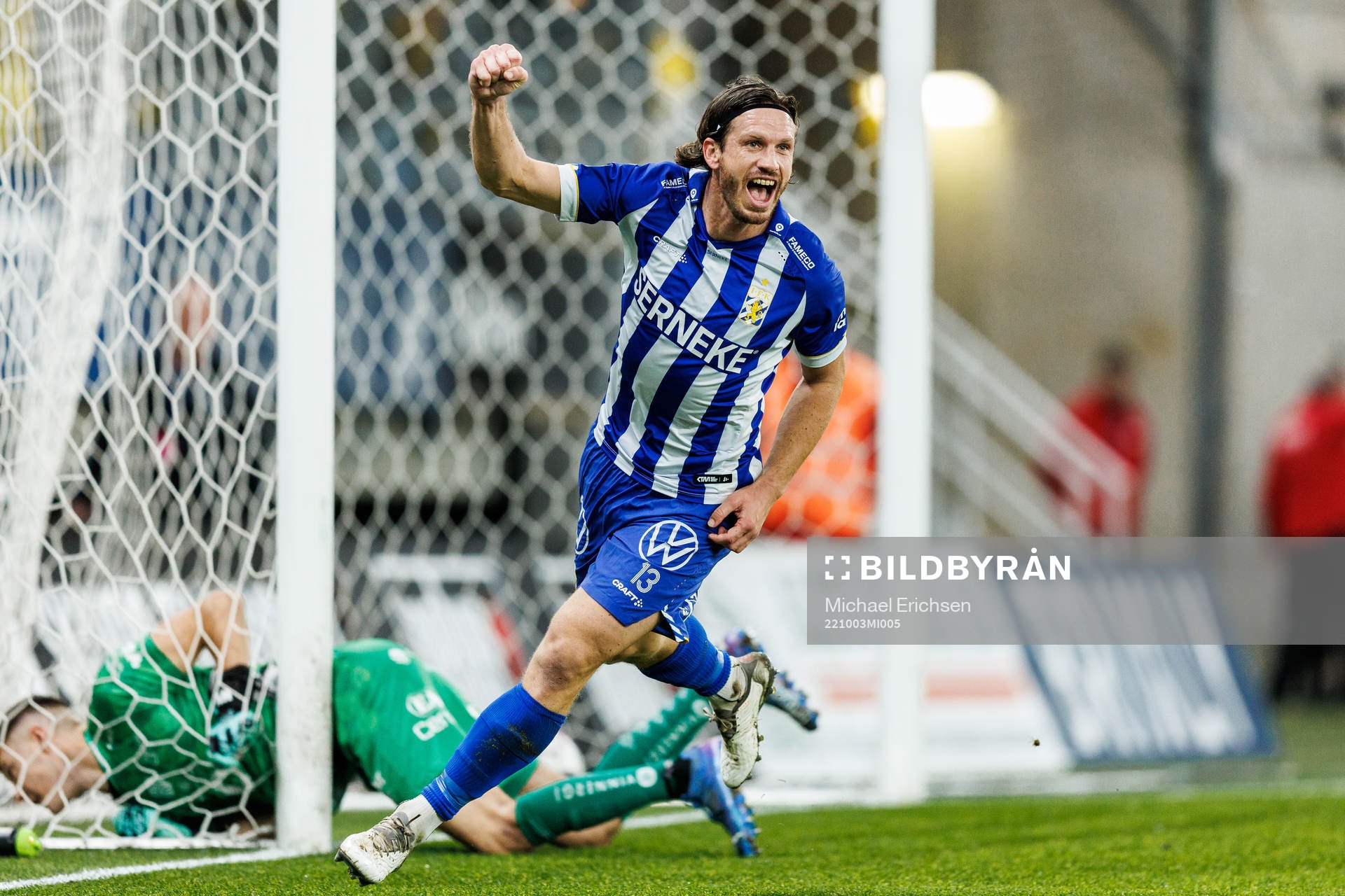 IFK Göteborgs Gustav Svensson jublar