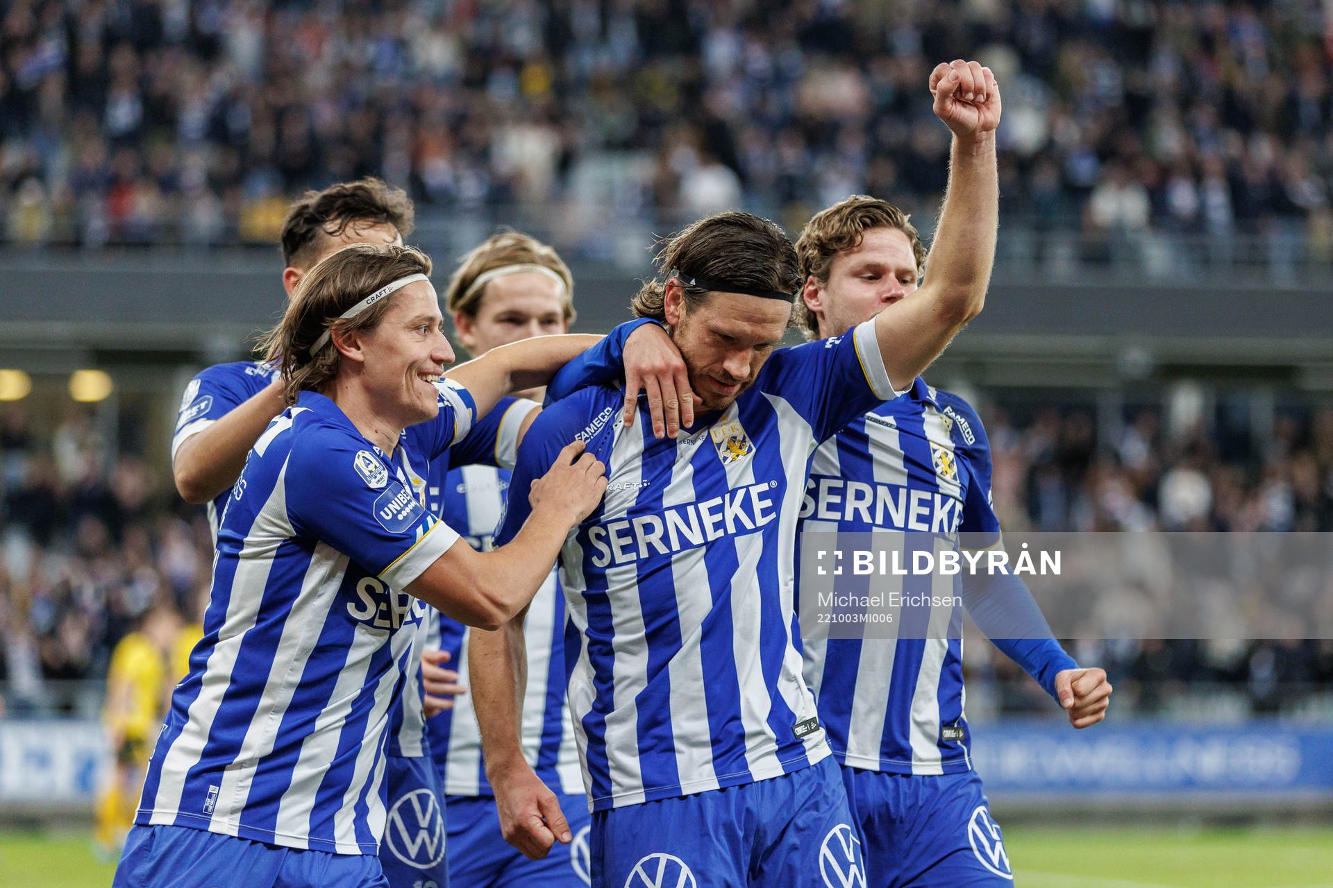 IFK Göteborgs Gustav Svensson jublar