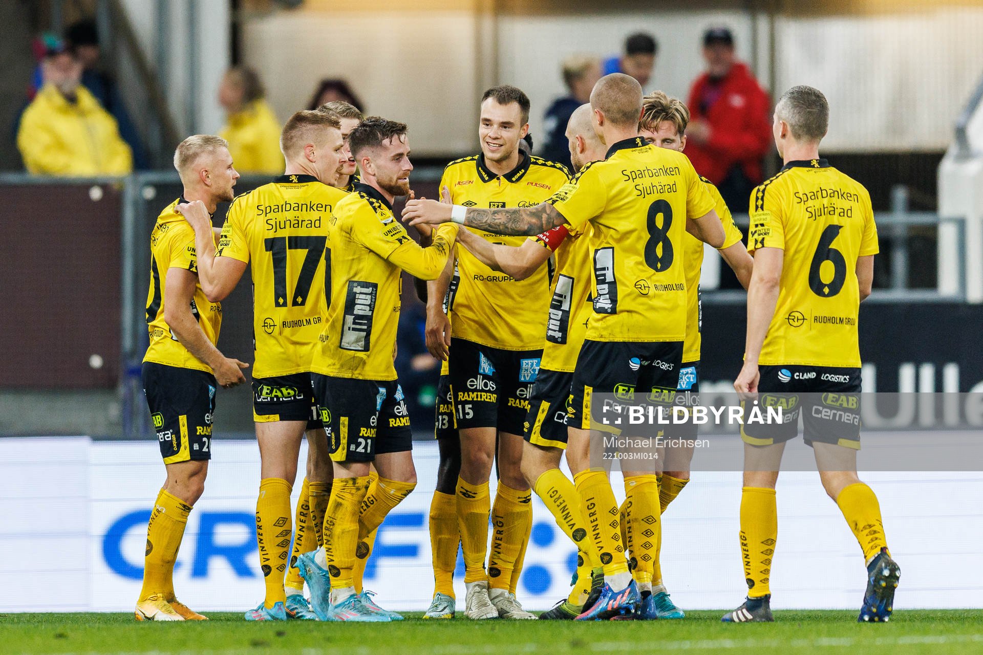 Elfsborgs spelare jublar