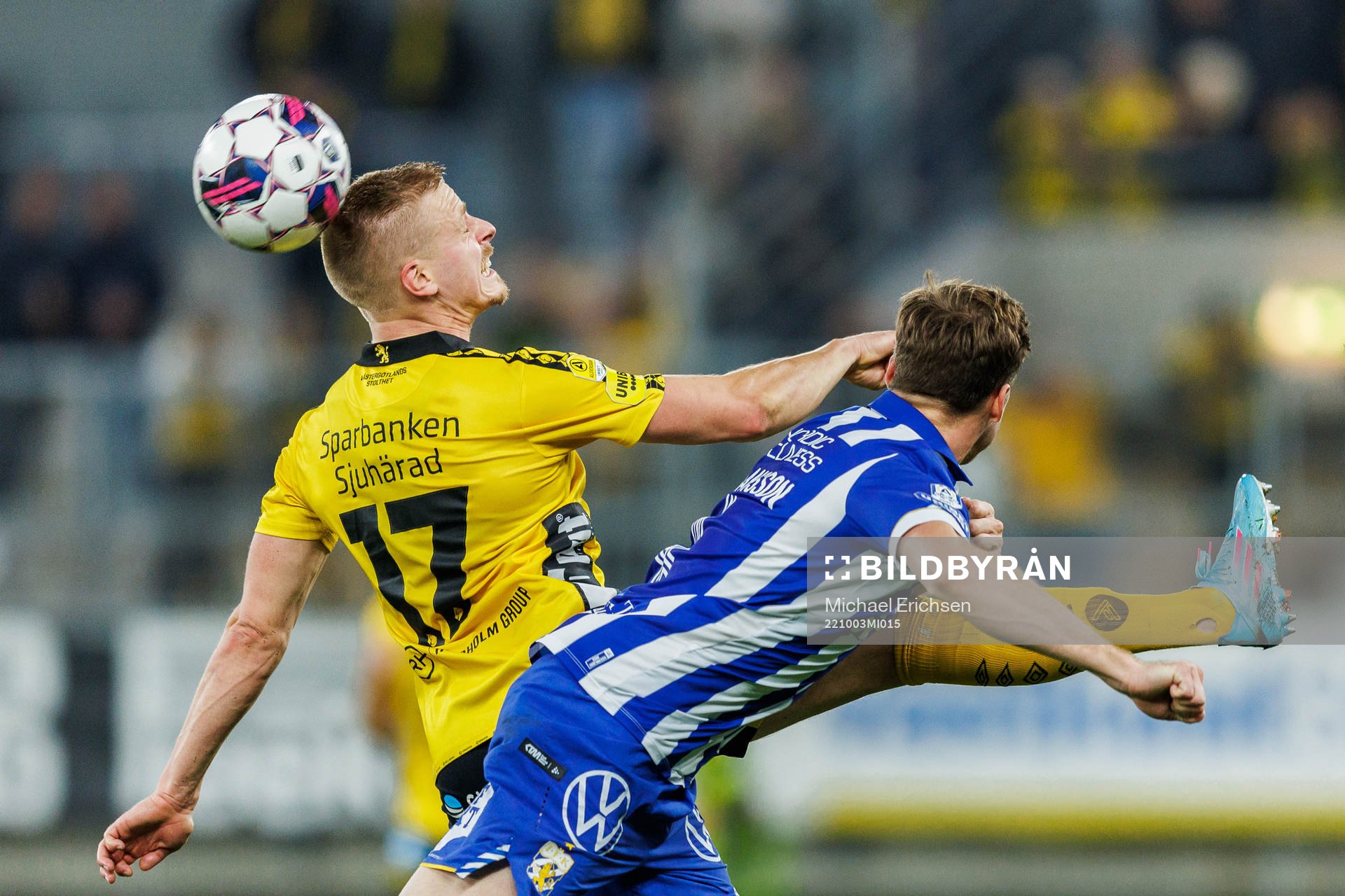 Elfsborgs Per Frick och IFK Göteborgs Carl Johansson